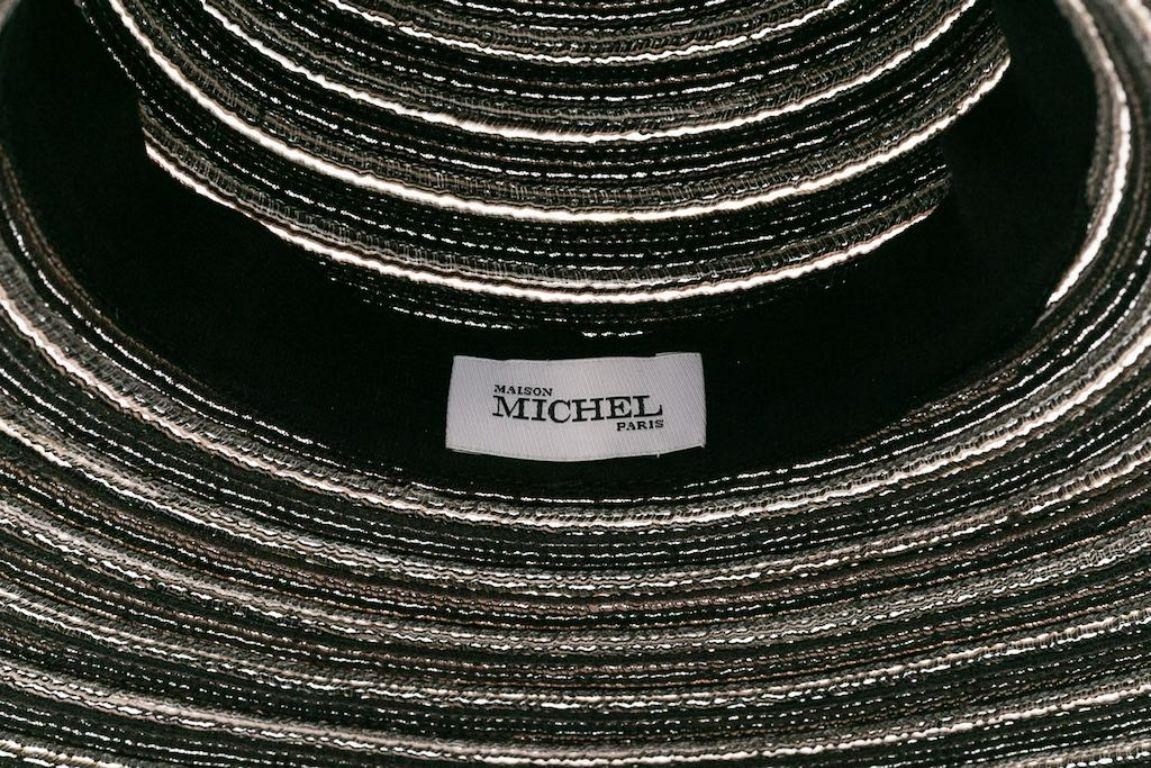Maison Michel Straw Wide Brim Hat For Sale 1