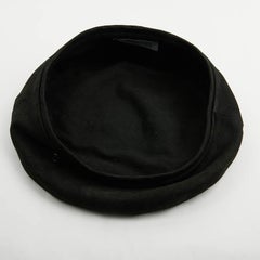 Maison Michel Suede Lamb Leather Beret