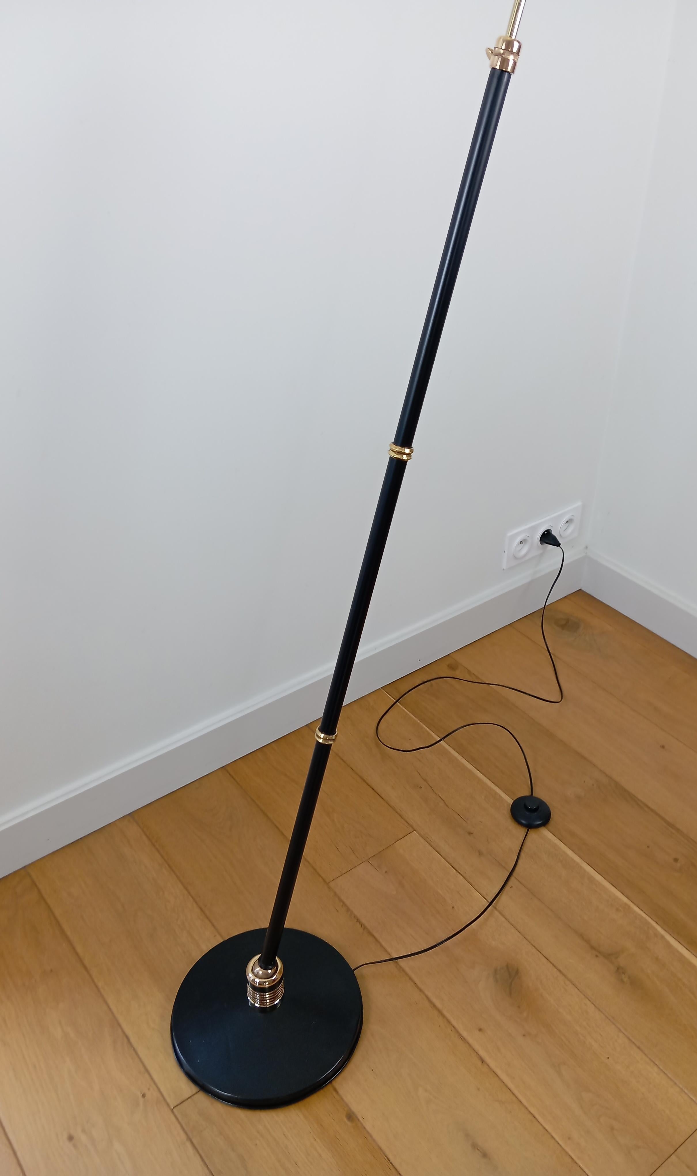 Maison Monix articulated floor lamp, circa 1950 For Sale 3