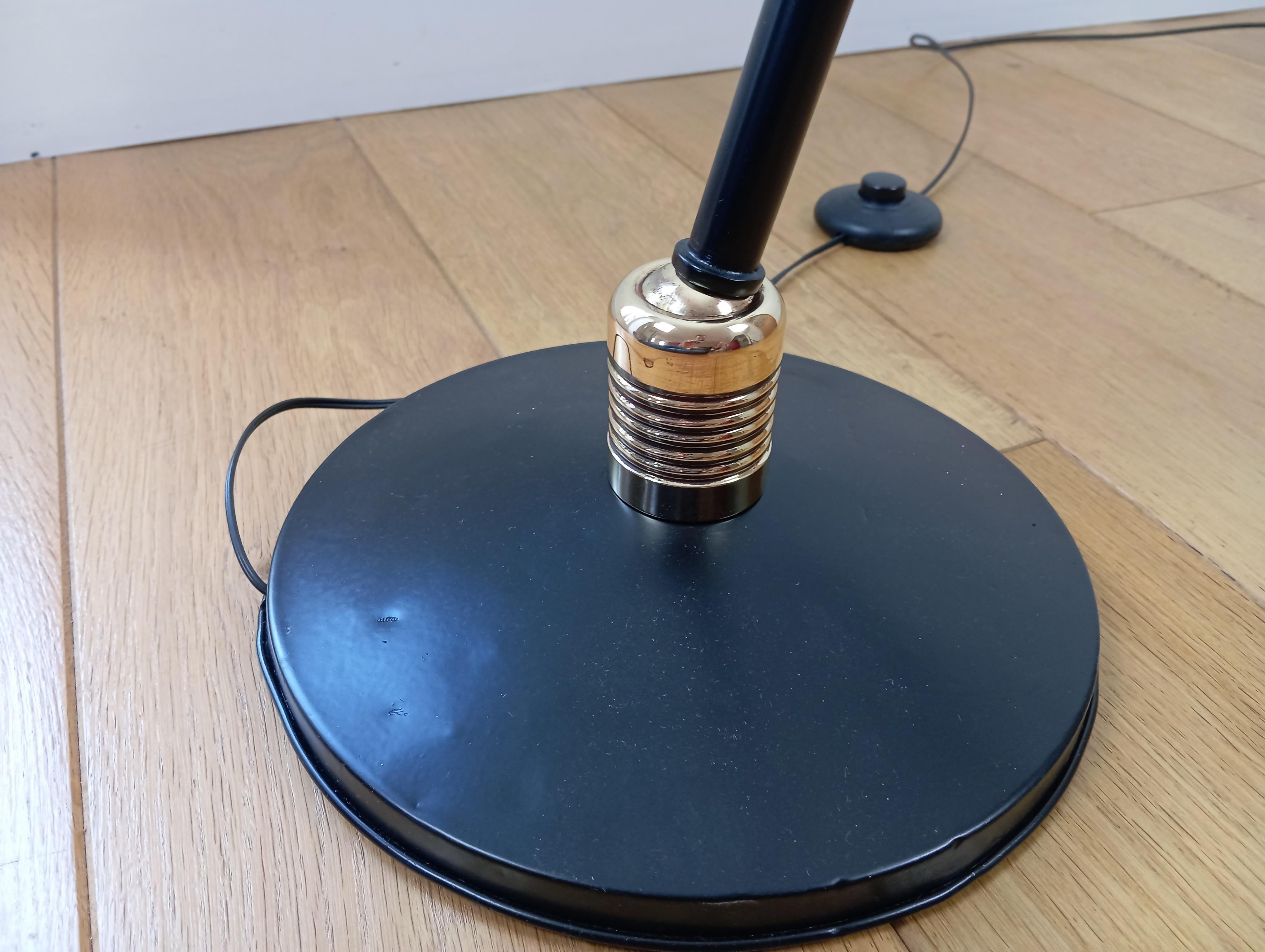 Maison Monix articulated floor lamp, circa 1950 For Sale 1