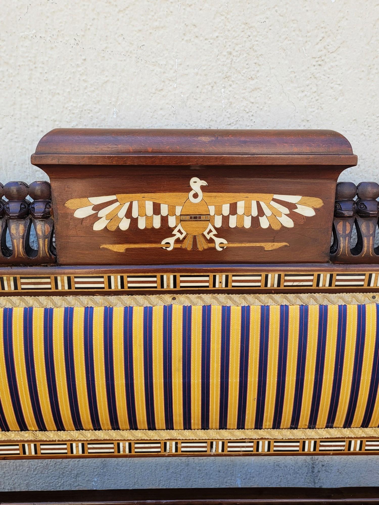 Maison Parvis, Rare Salon Egyptomania, Late 19th Early 20th Century For Sale 2