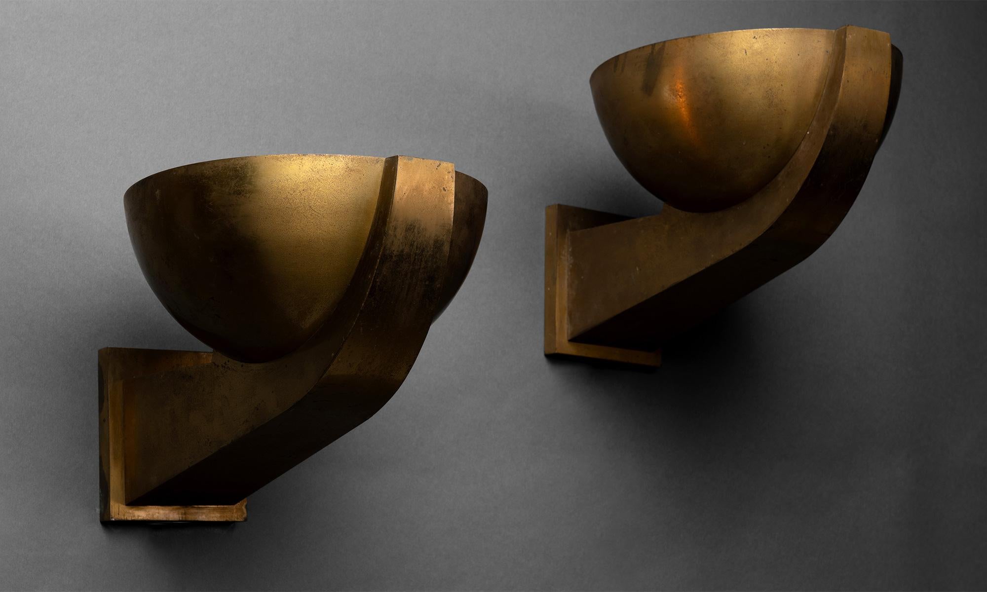 20th Century Maison Perzel Wall Lights, France, circa 1950