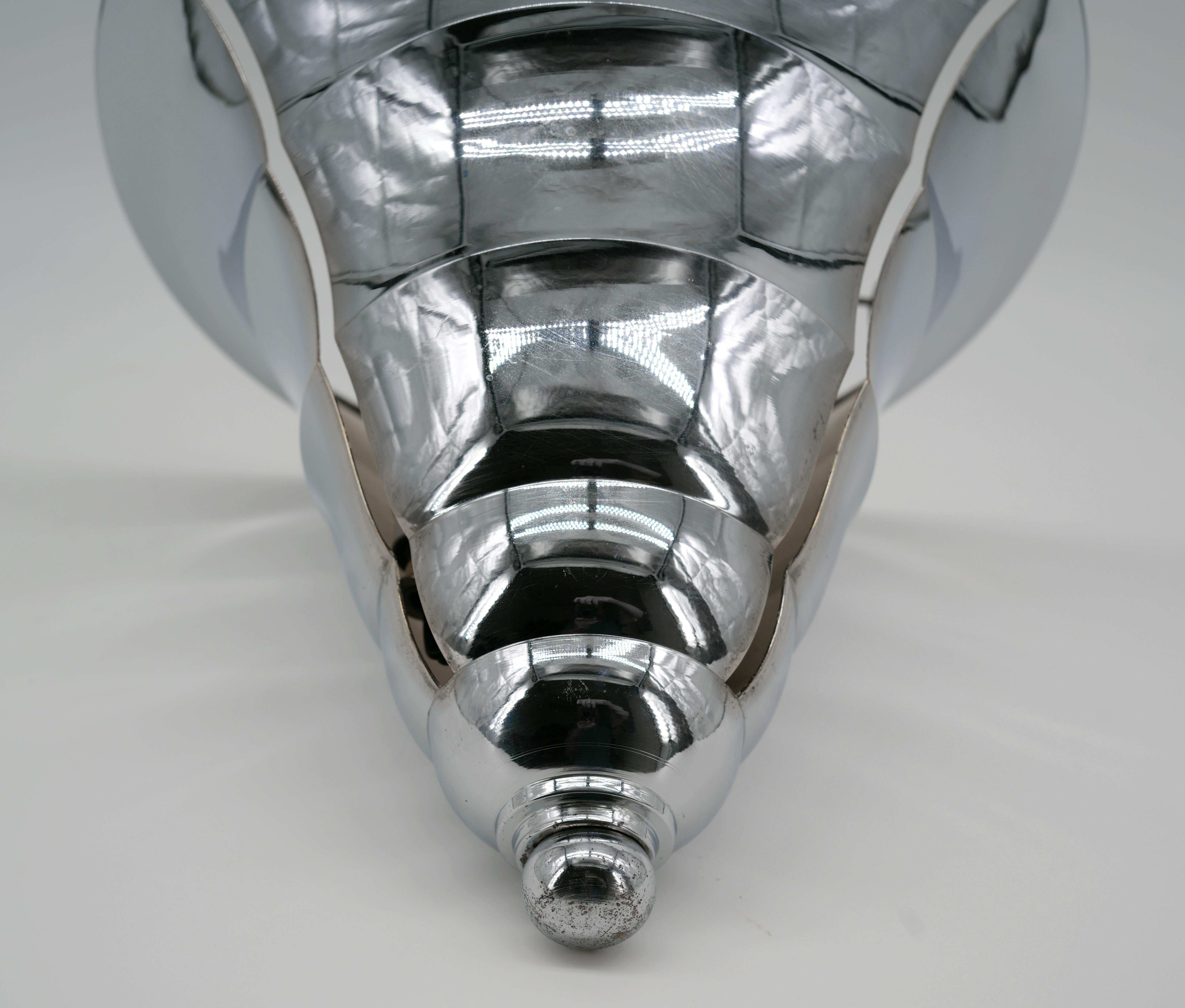 Lustre Art Déco moderniste français Maison Petitot, 1920 en vente 6