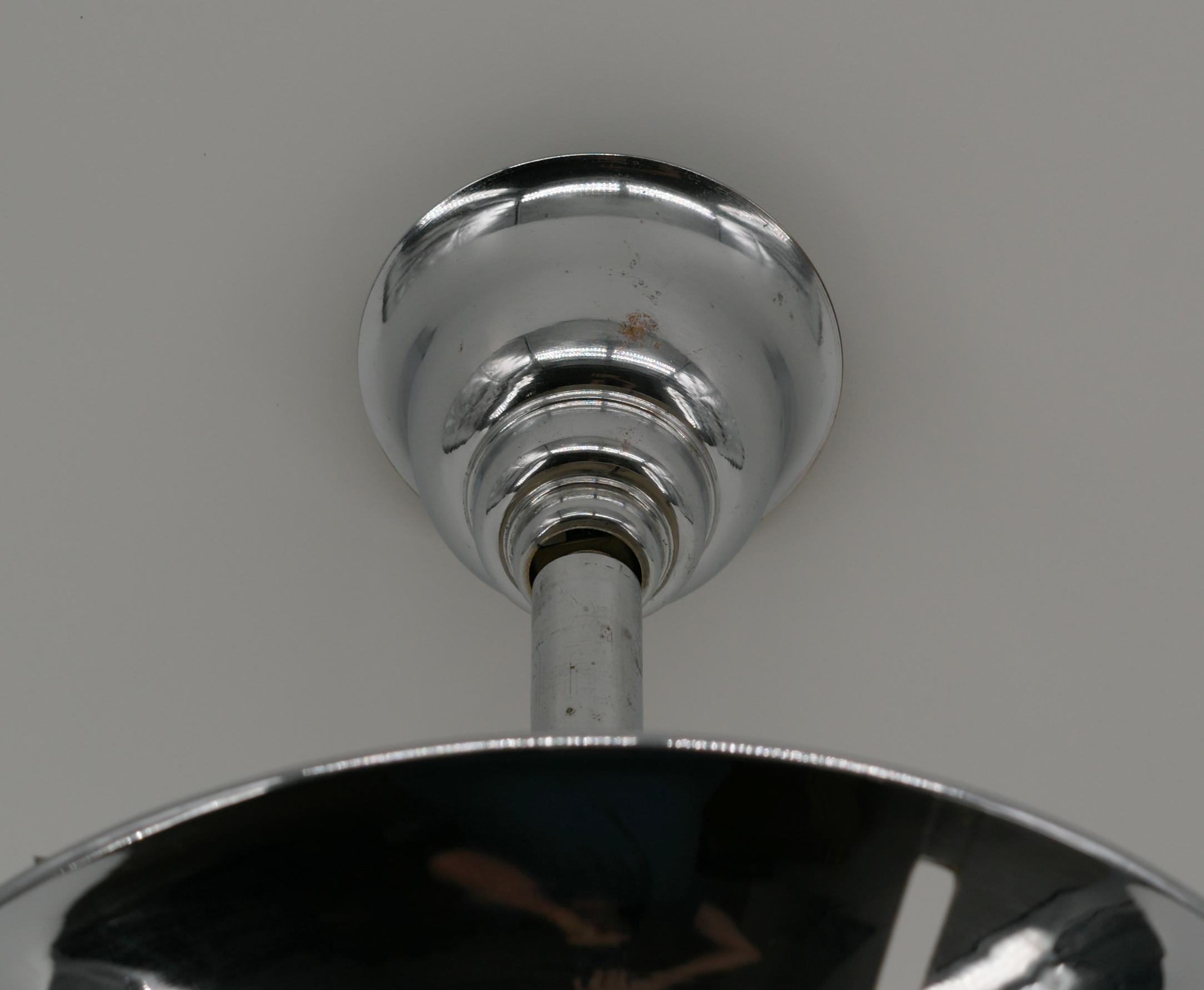 Lustre Art Déco moderniste français Maison Petitot, 1920 en vente 7