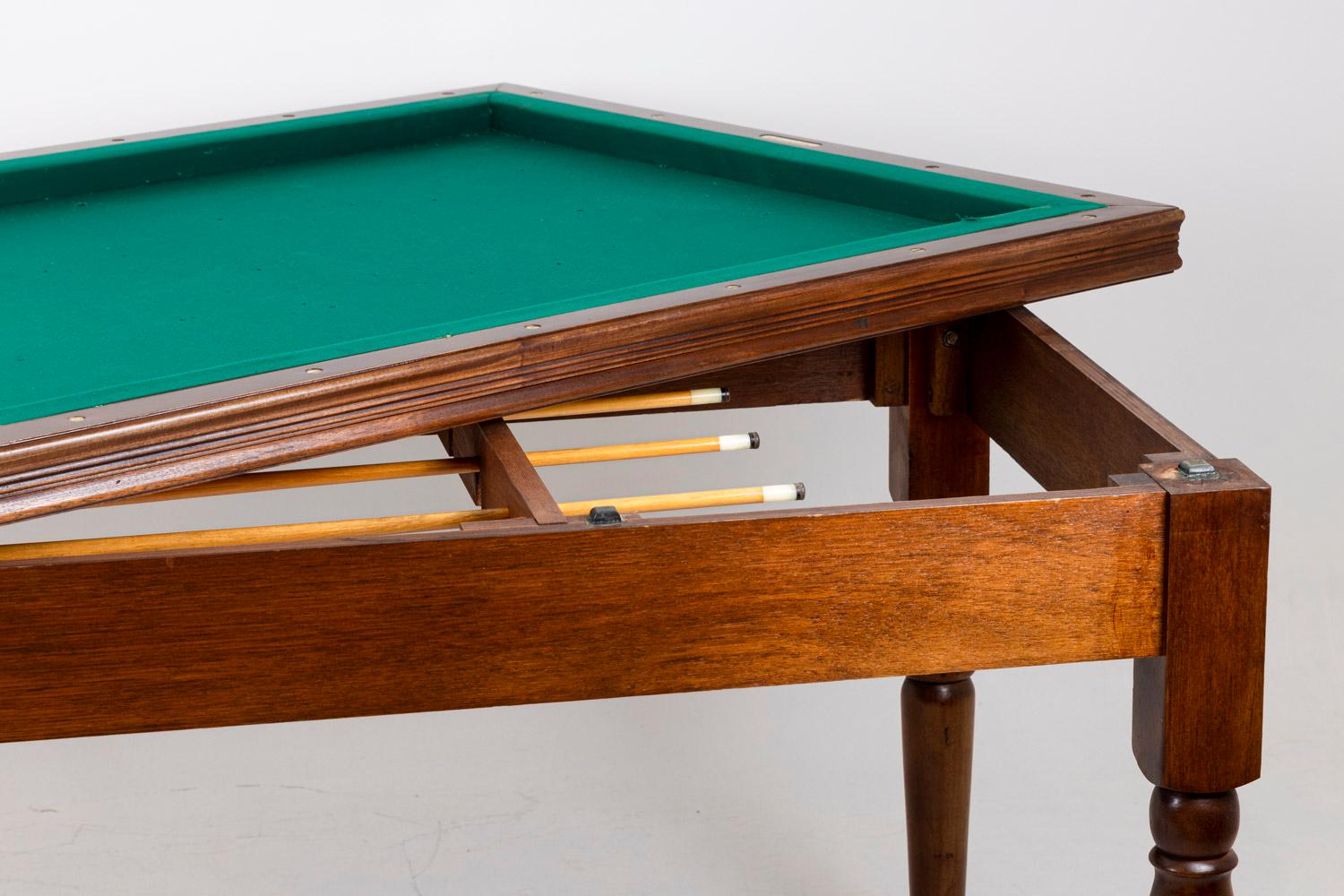 Maison Philippe Malige, Louis-Philippe Style French Billiard Table, 1950s  at 1stDibs