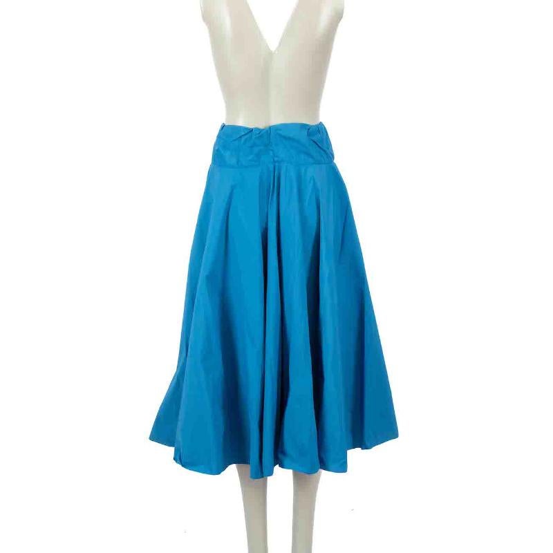 Maison Rabih Kayrouz Blue Midi Full Skirt Size S In Excellent Condition For Sale In London, GB