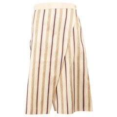 Maison Rabih Kayrouz Striped Glitter Accent Skirt Size S