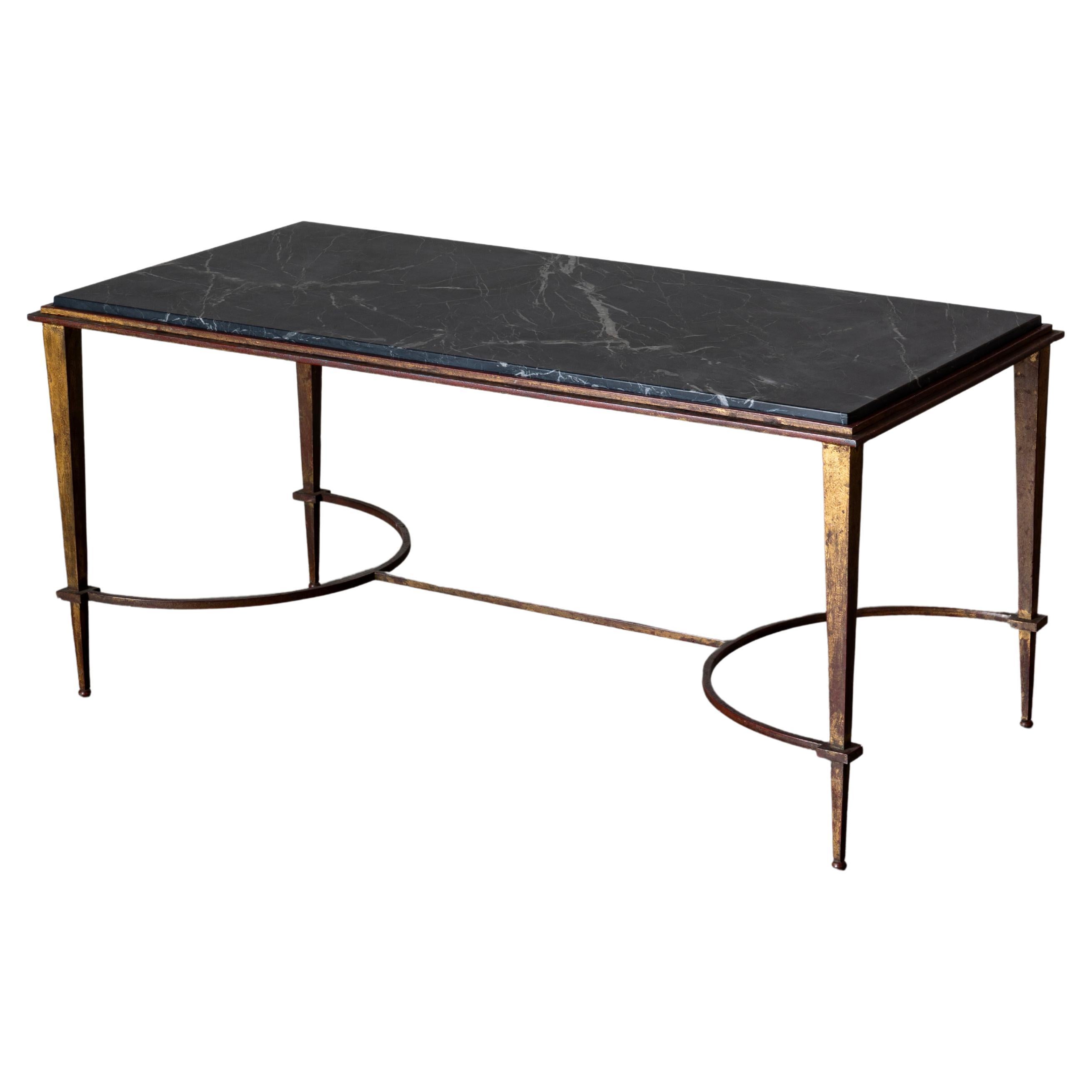 Maison Ramsay 1950s Iron Sofa Table For Sale