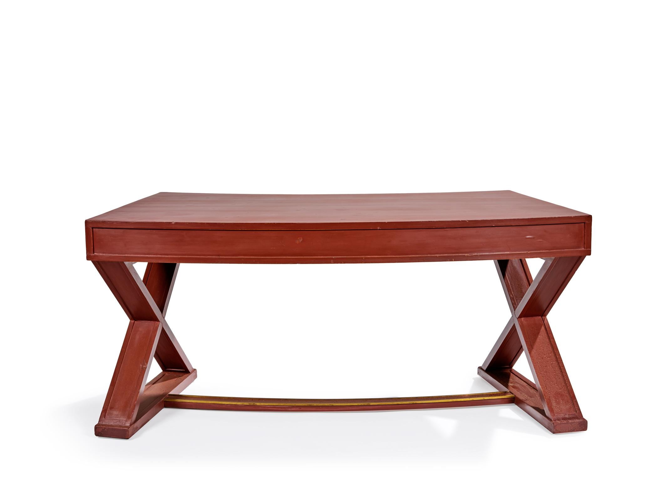 Mid-20th Century Maison Ramsay attributed desk 1950 For Sale