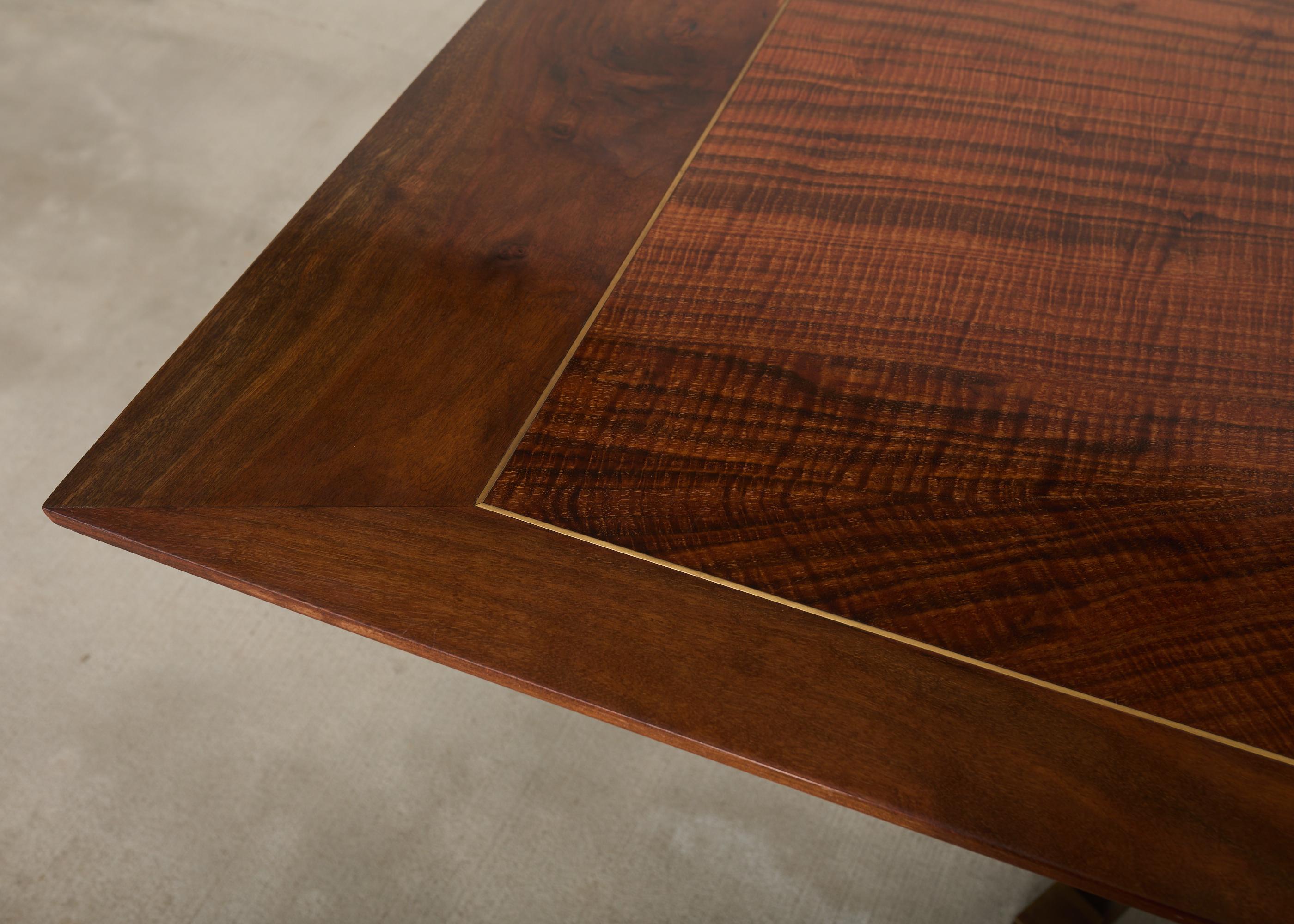 Maison Ramsay Attributed Neoclassical Bronze Dining Table 10 Ft en vente 2