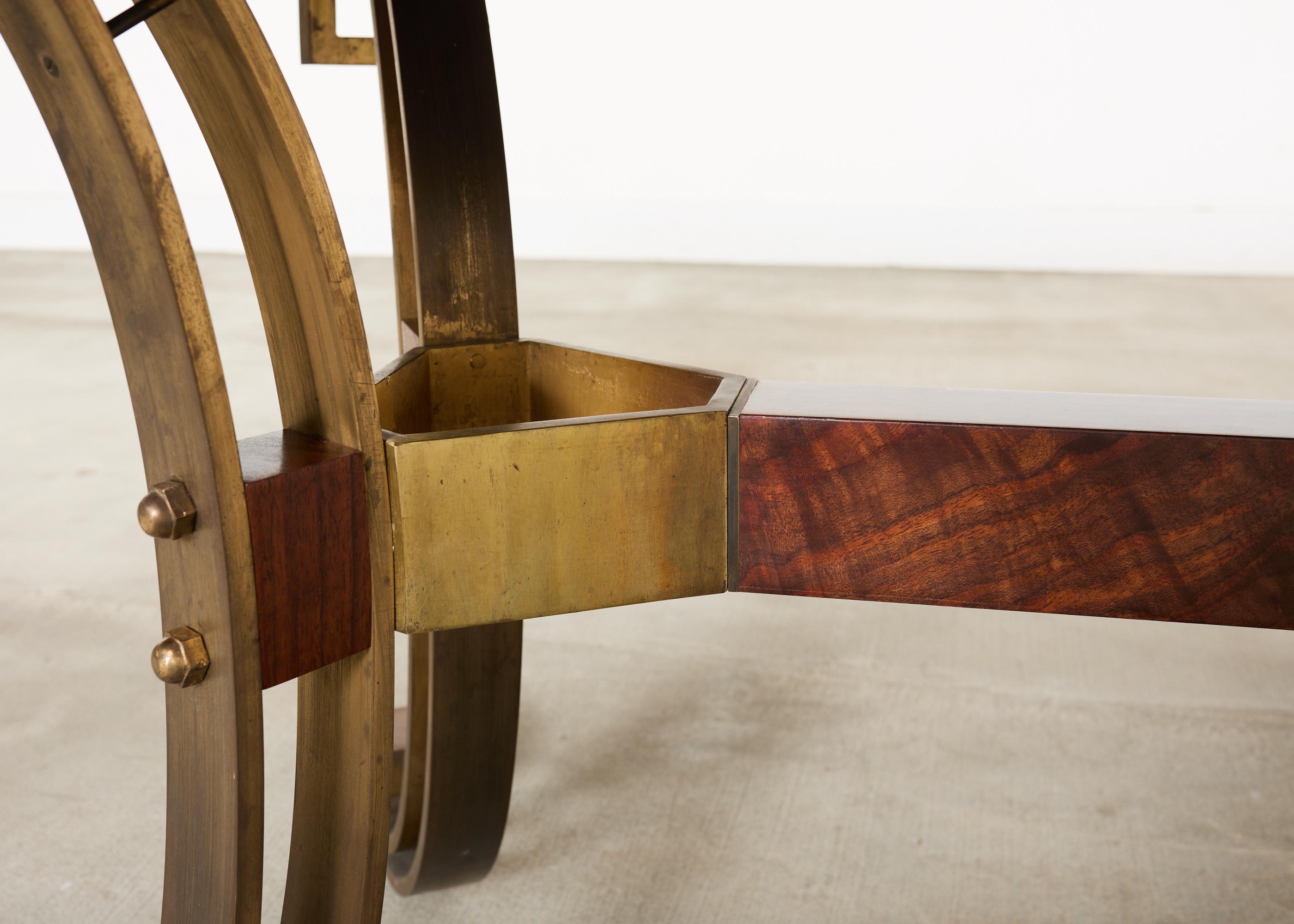 Maison Ramsay Attributed Neoclassical Bronze Dining Table 10 Ft en vente 5