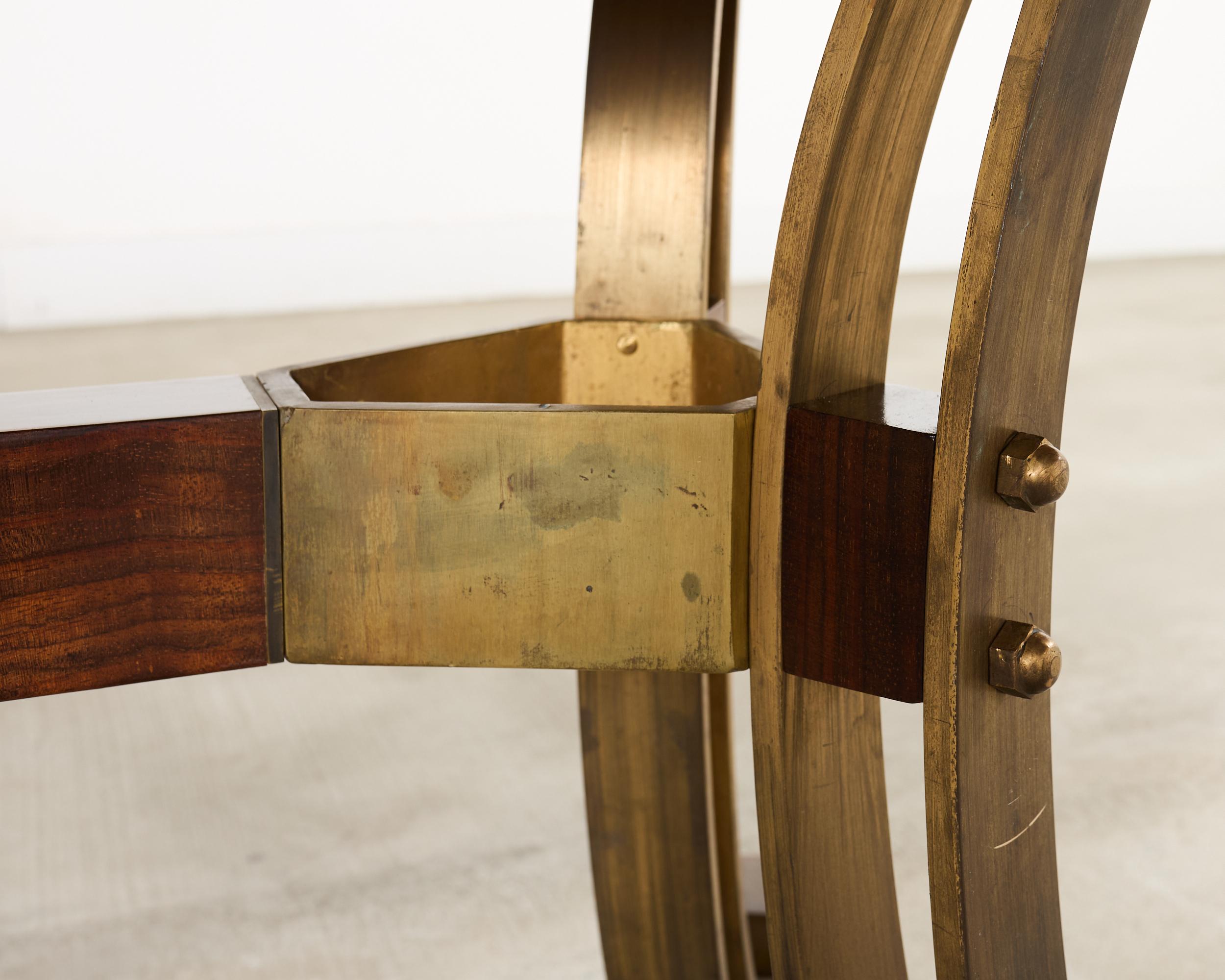 Maison Ramsay Attributed Neoclassical Bronze Dining Table 10 Ft en vente 7