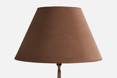 Maison Ramsay, lampadaire, métal, tissu, France, années 1970