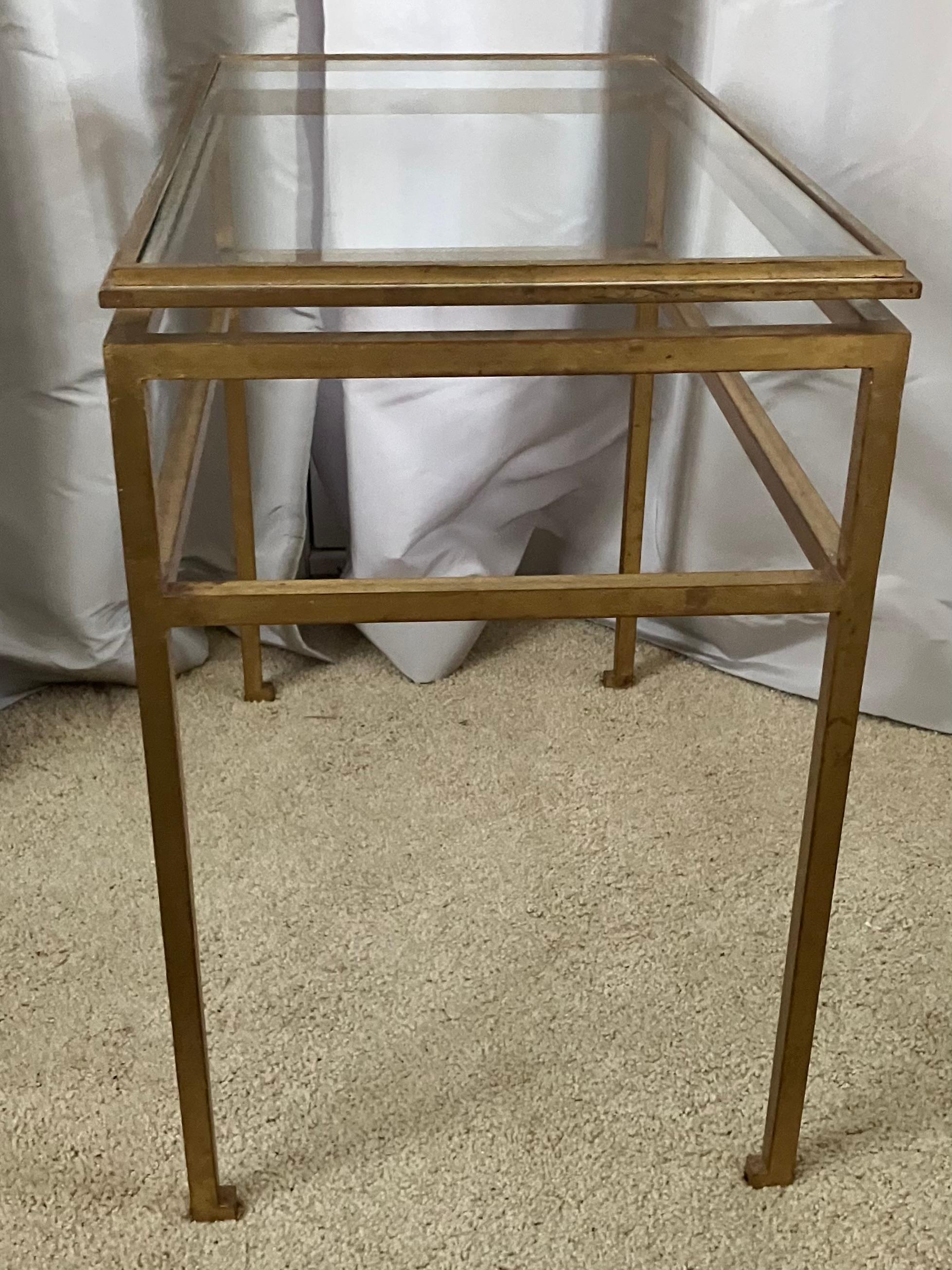 Maison Ramsay Gilt Iron Table For Sale 4
