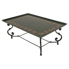 Maison Ramsay Manner Wrought Iron Tray Table (table à plateau en fer forgé)