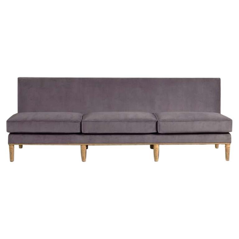 Maison Ramsay Three-Seater Sofa, ca. 1950, Offered by Maison Gerard