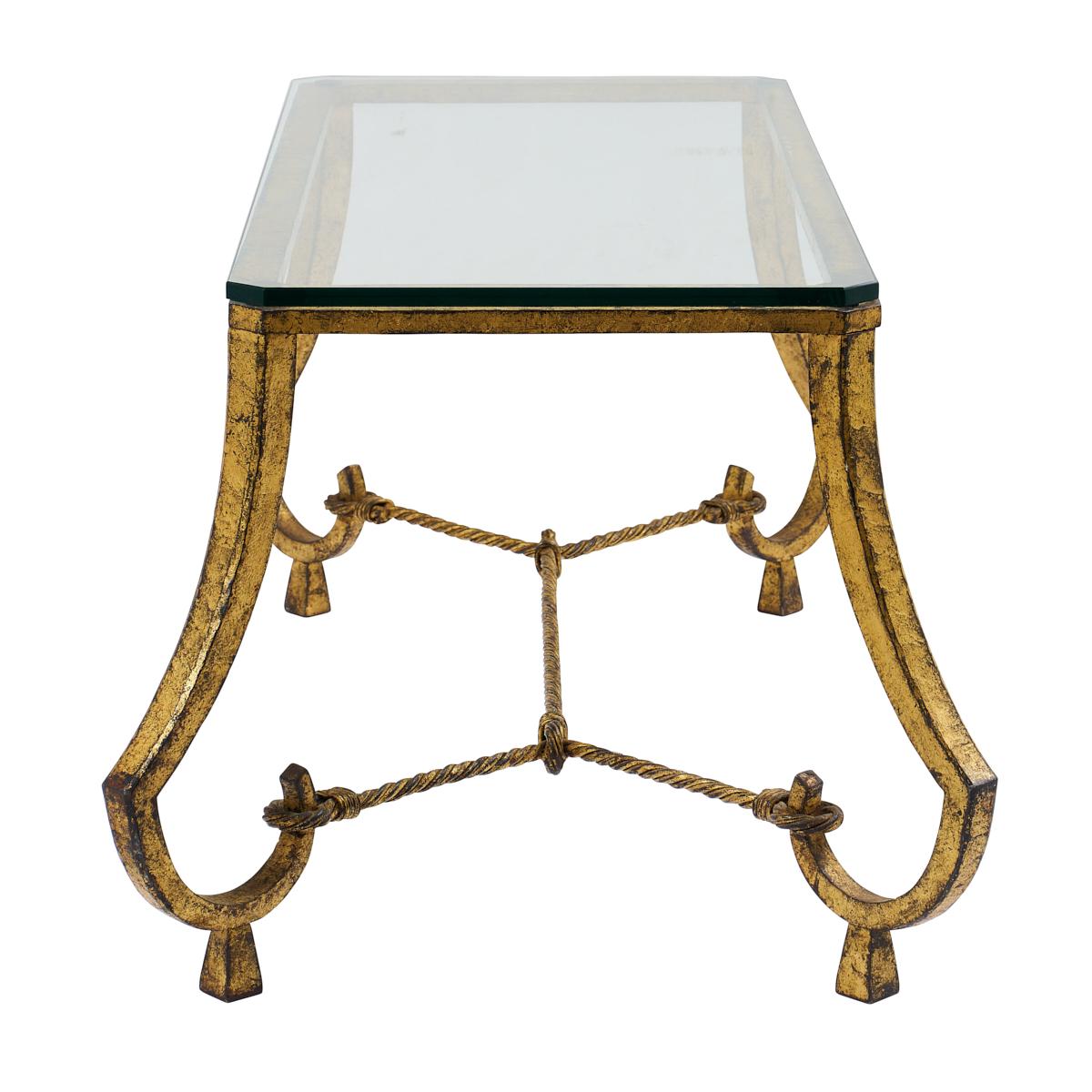 Modern Maison Ramsey Bronze Coffee Table For Sale