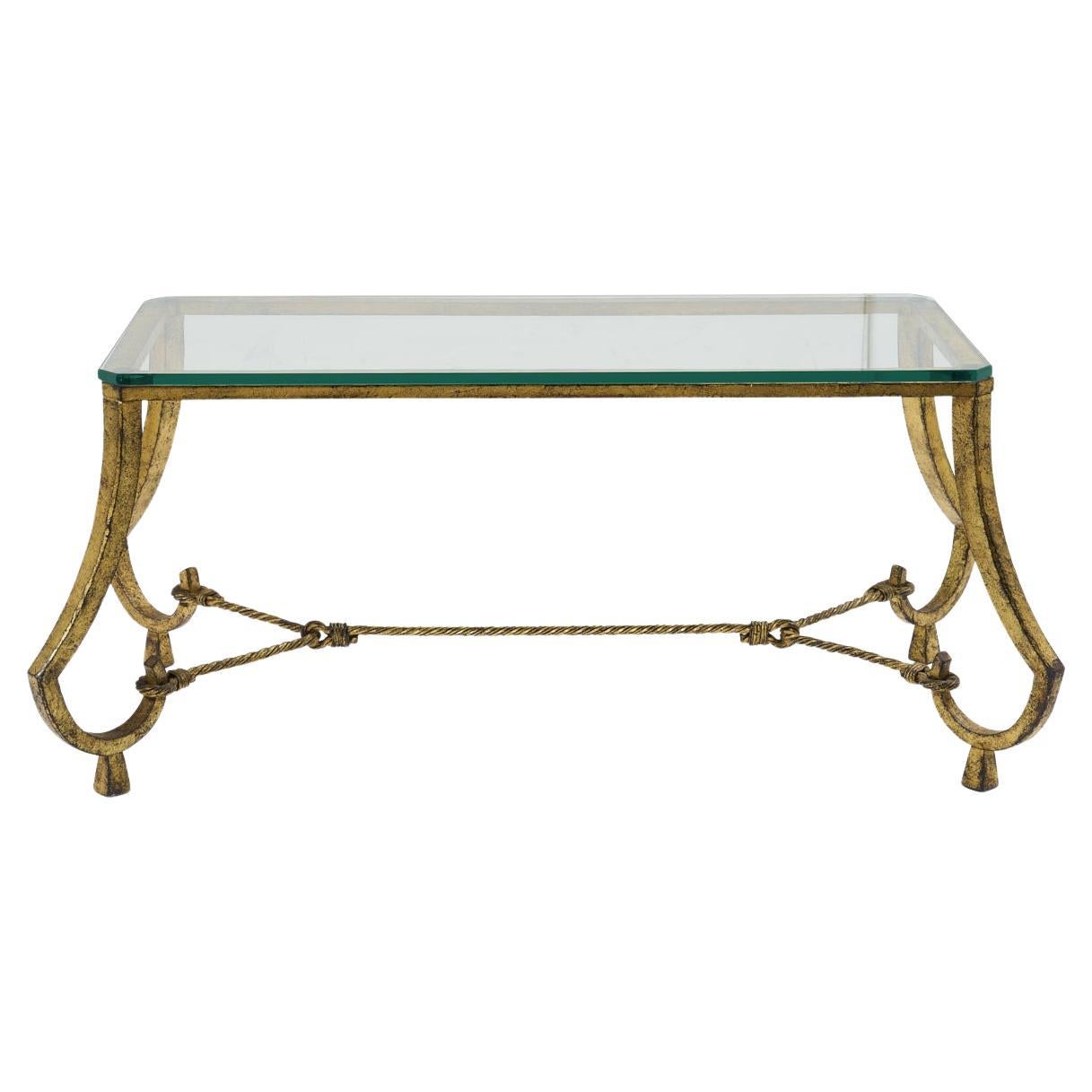 Maison Ramsey Bronze Coffee Table For Sale