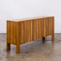 Maison Regain  Brutalist Planked Elm Sideboard