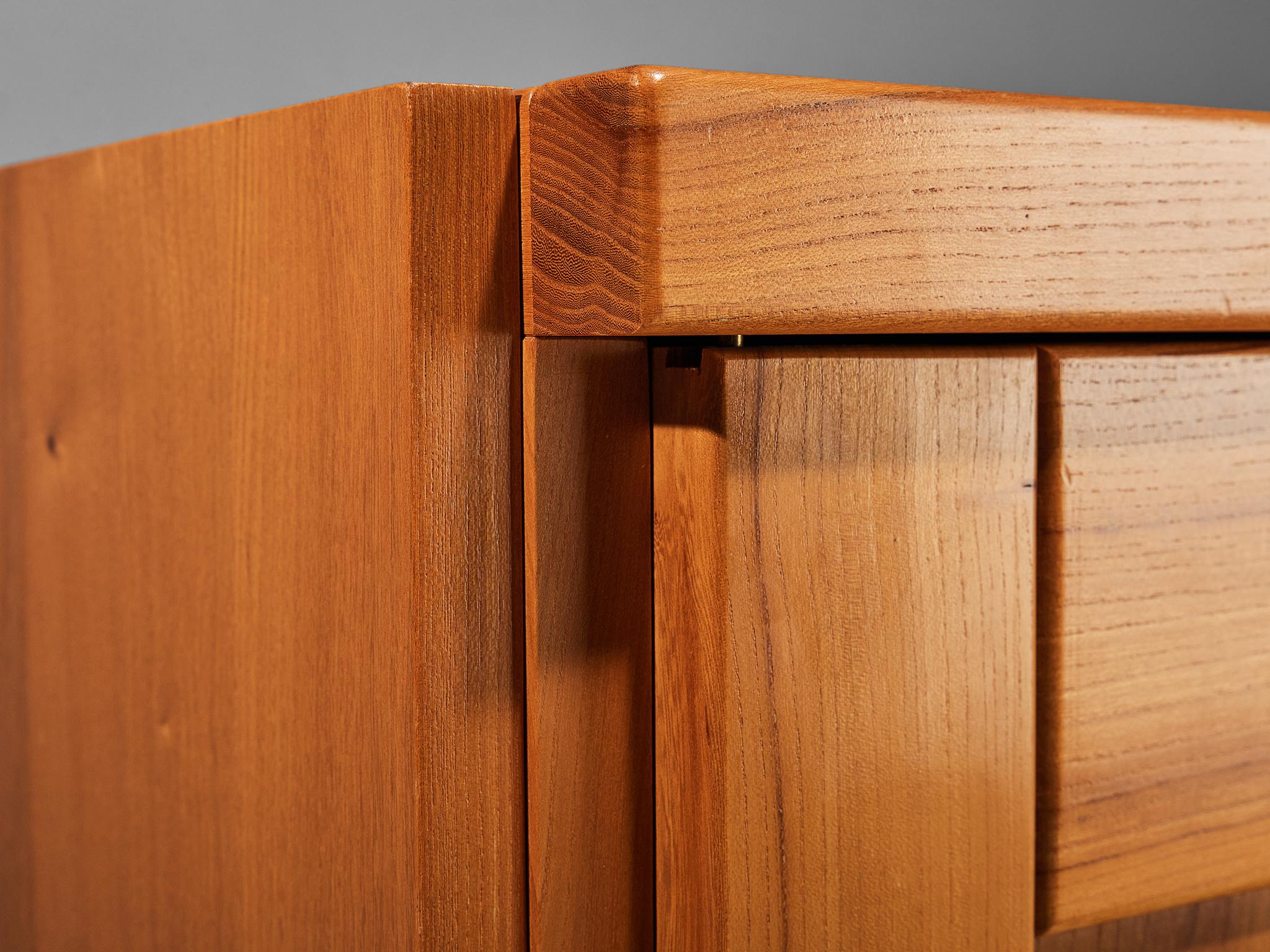 Late 20th Century Maison Regain Cabinet in Solid Elm 