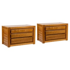 Maison Regain, Chest of Drawers in Elm, 1960’s