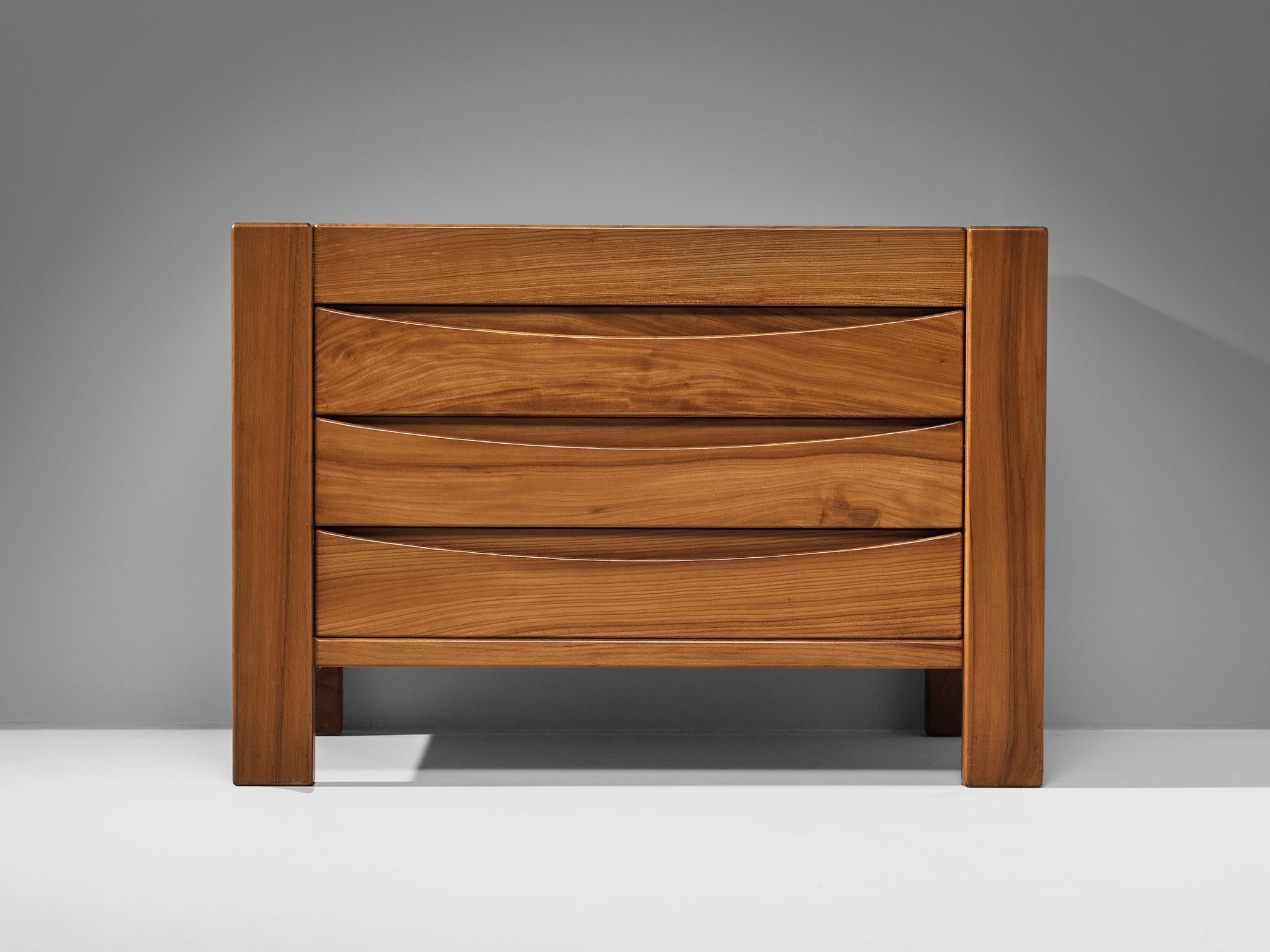 Post-Modern Maison Regain Chest of Drawers in Solid Elm  For Sale