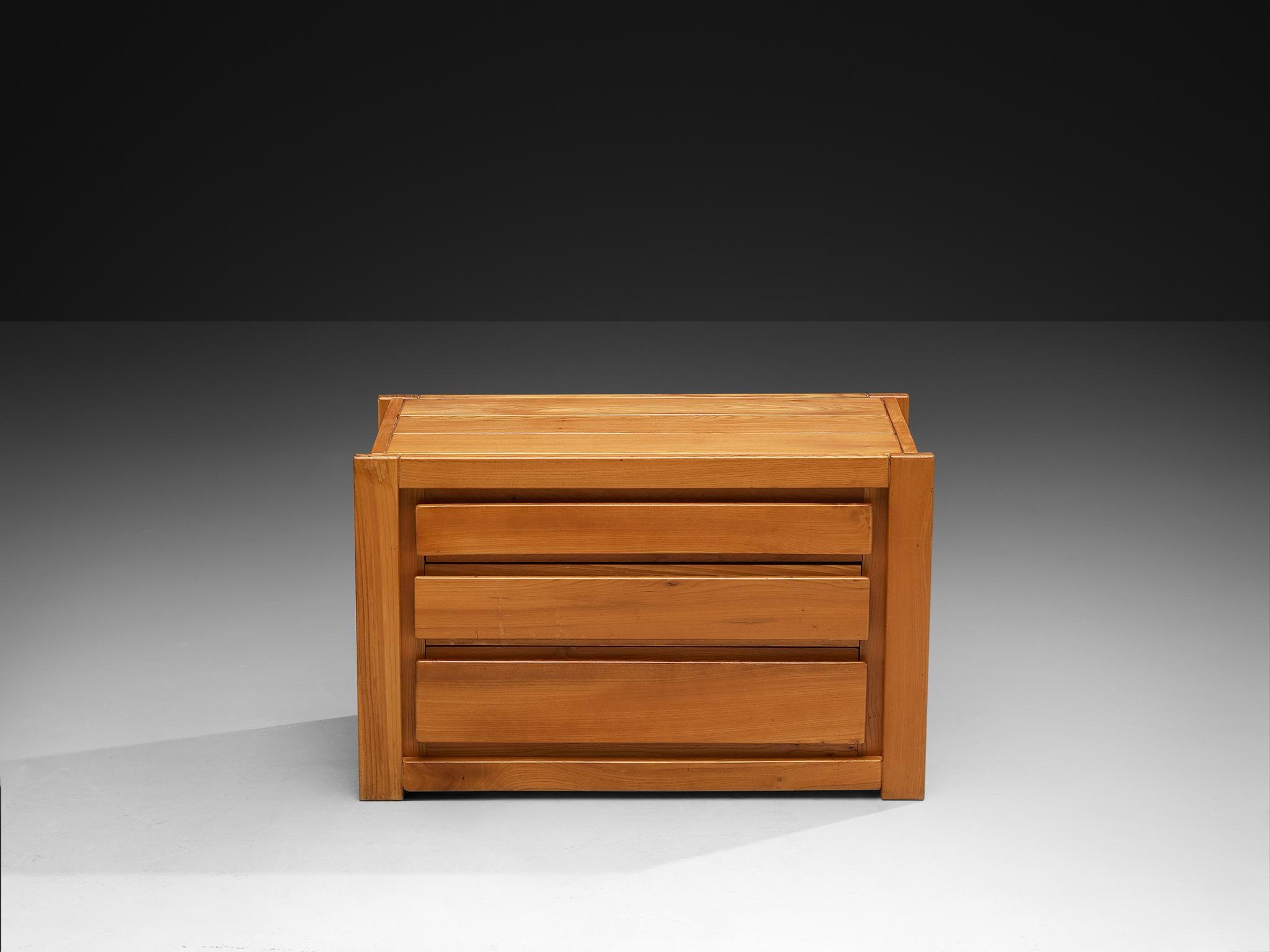 Maison Regain Chests of Drawers or Nightstands in Solid Elm For Sale 2