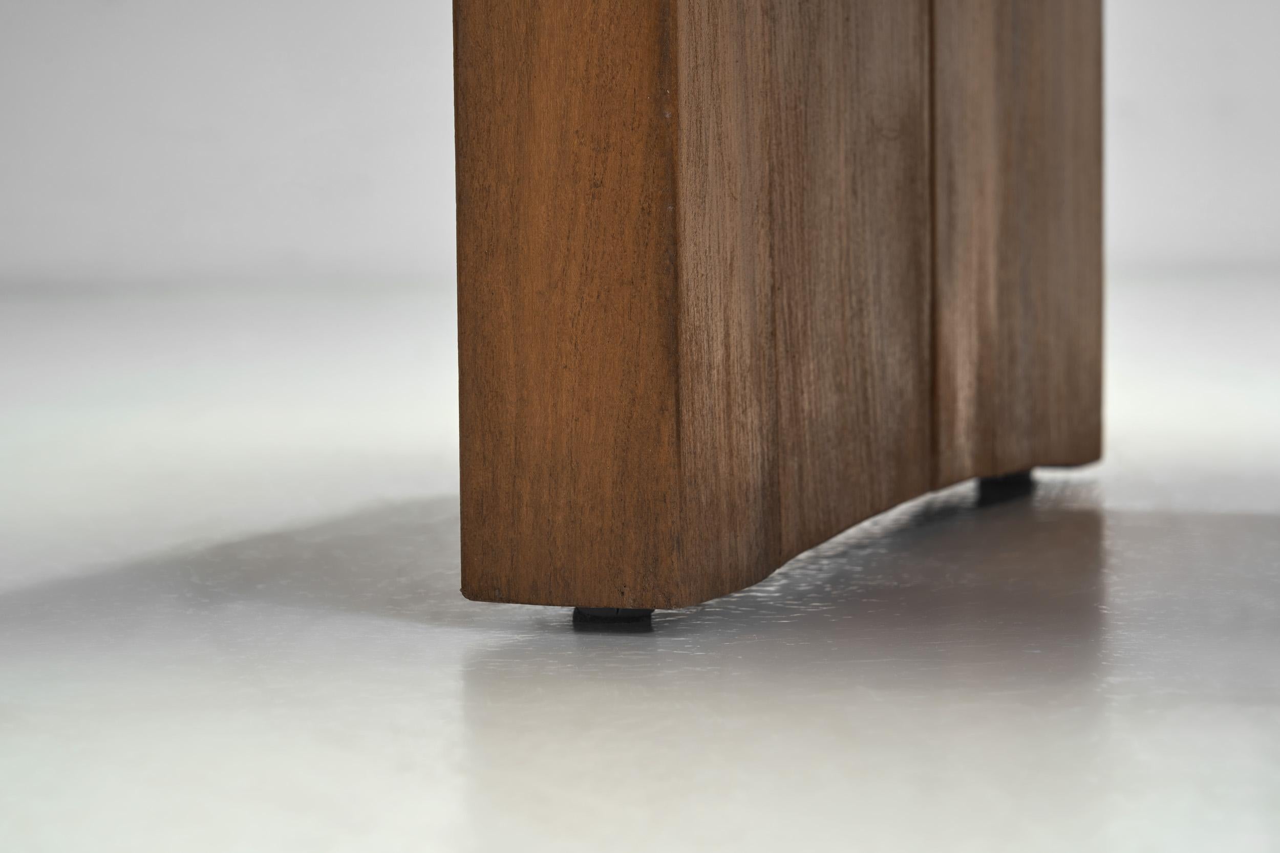 Table basse Maison Regain en orme, France, années 1980 8