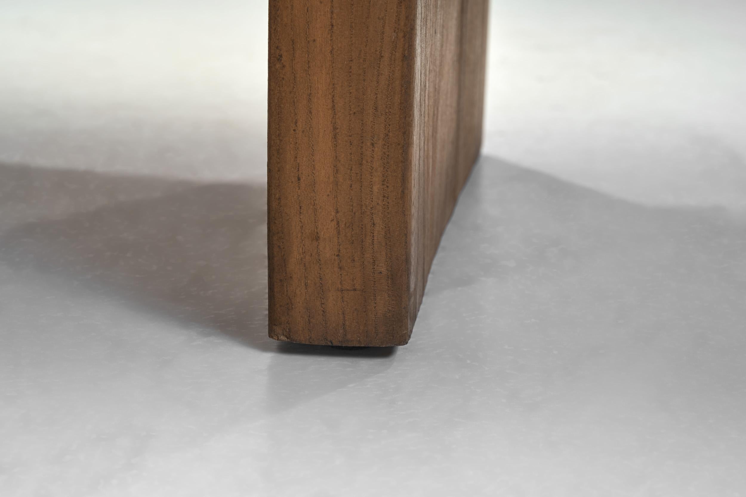 Table basse Maison Regain en orme, France, années 1980 9