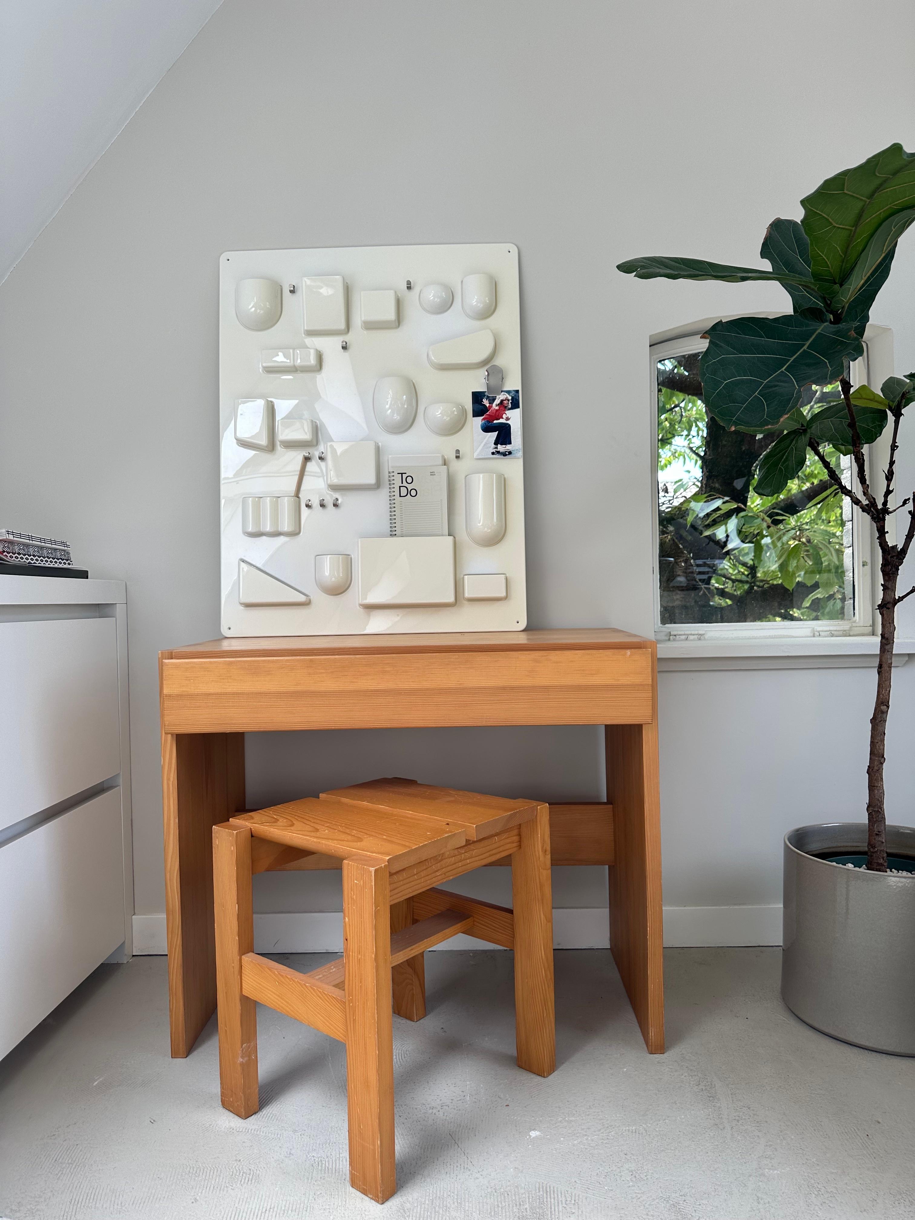 Maison Regain Desk Set in Solid Elm For Sale 1