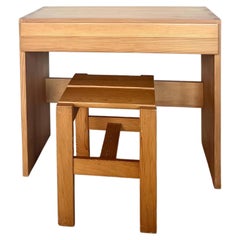 Maison Regain Desk Set in Solid Elm