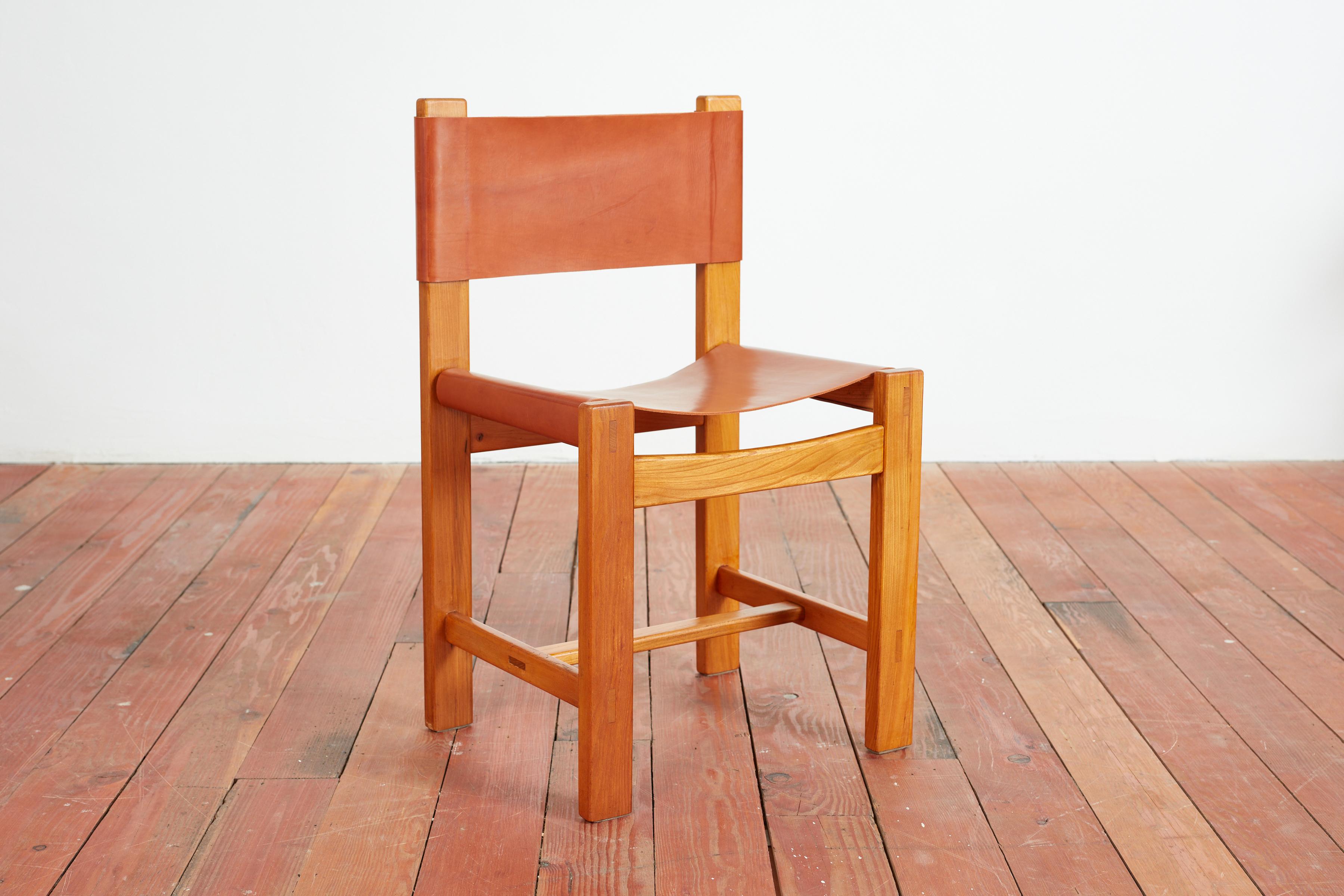 Maison Regain Dining Chairs In Good Condition In Beverly Hills, CA