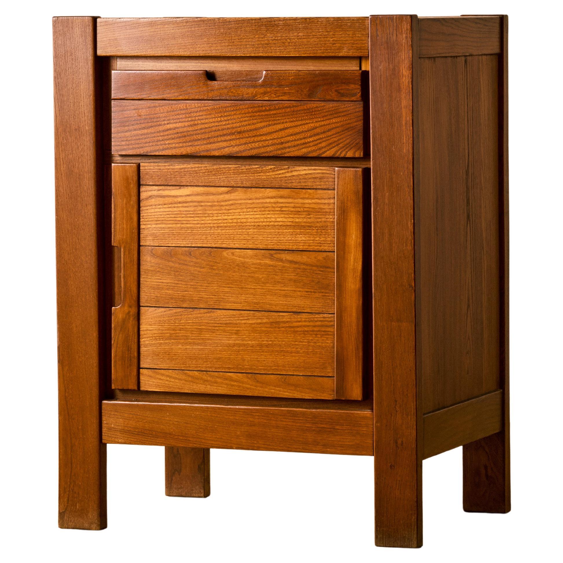 Maison Regain Elm Cabinet c. 1960 en vente