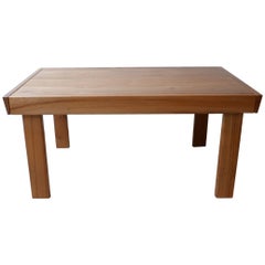 Maison Regain Elm French Midcentury Extendable Dining Table