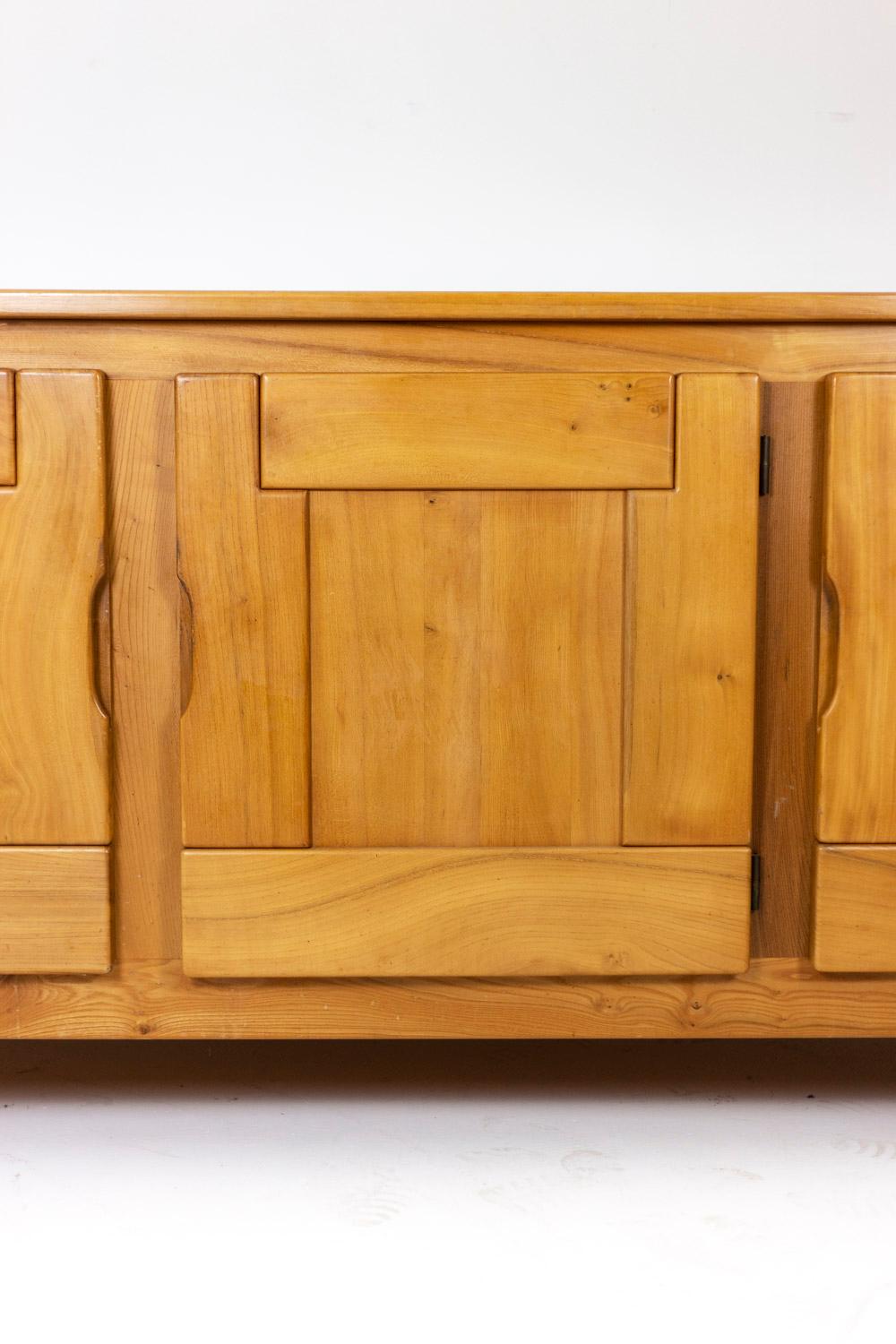 20th Century Maison Regain, Enfilade in Elm, 1960's For Sale