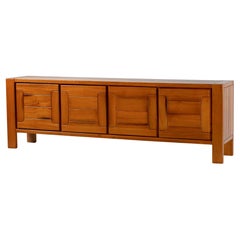 Maison Regain Französisches Sideboard aus Ulme, 1970er-Jahre