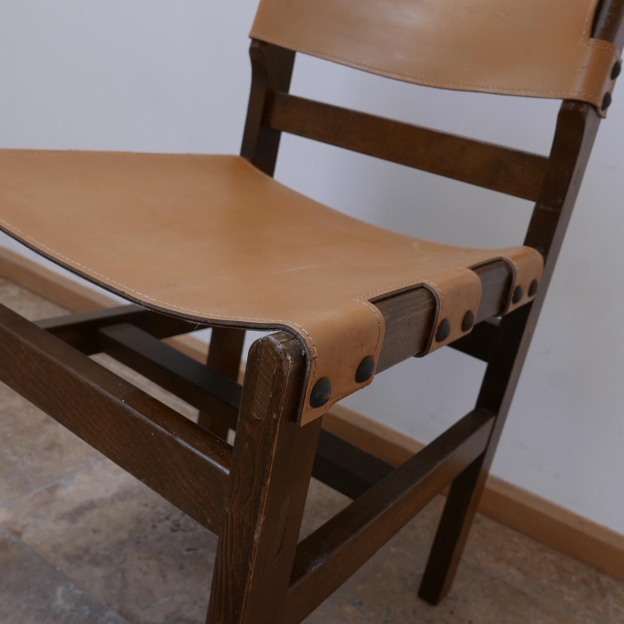 Maison Regain French Mid-Century Leather Dining Chairs '4' 4
