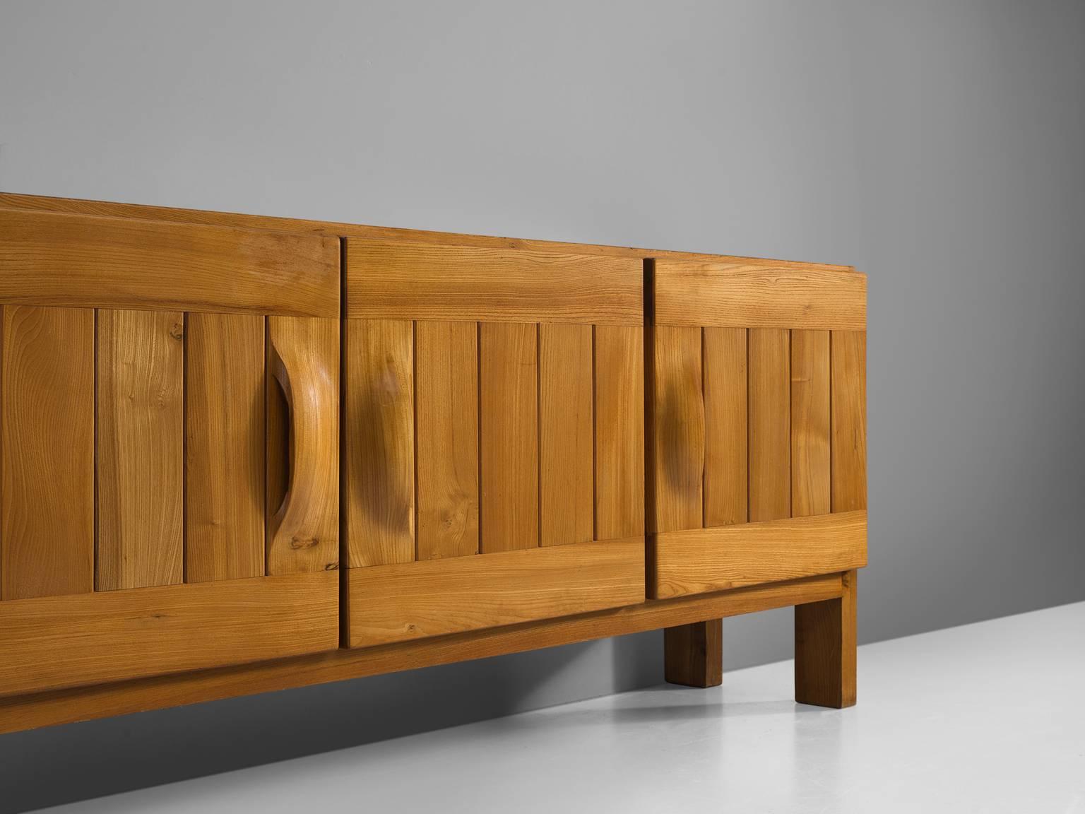 Mid-20th Century Maison Regain French Sideboard in Elm