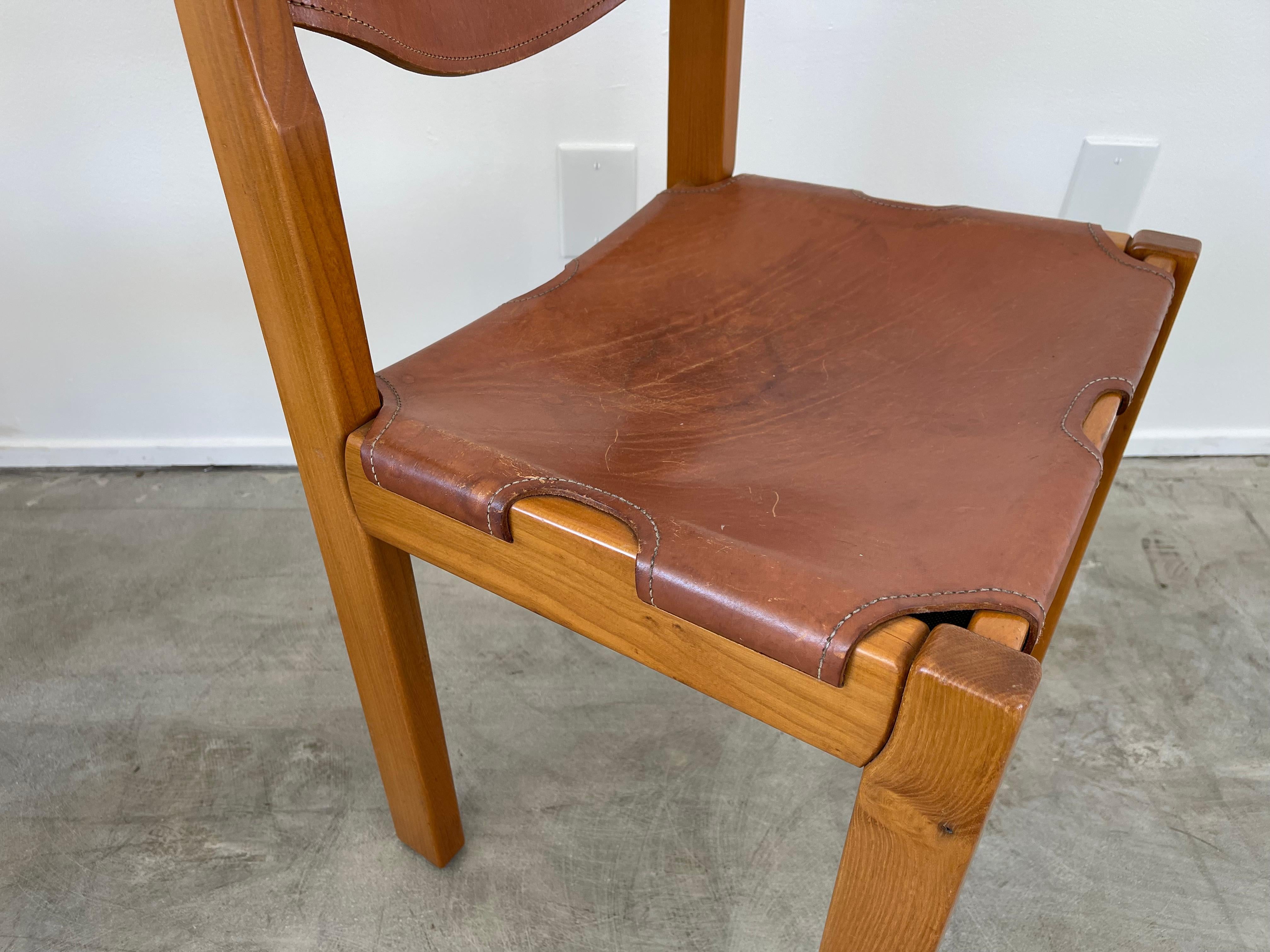 Maison Regain Leather Dining Chairs 2