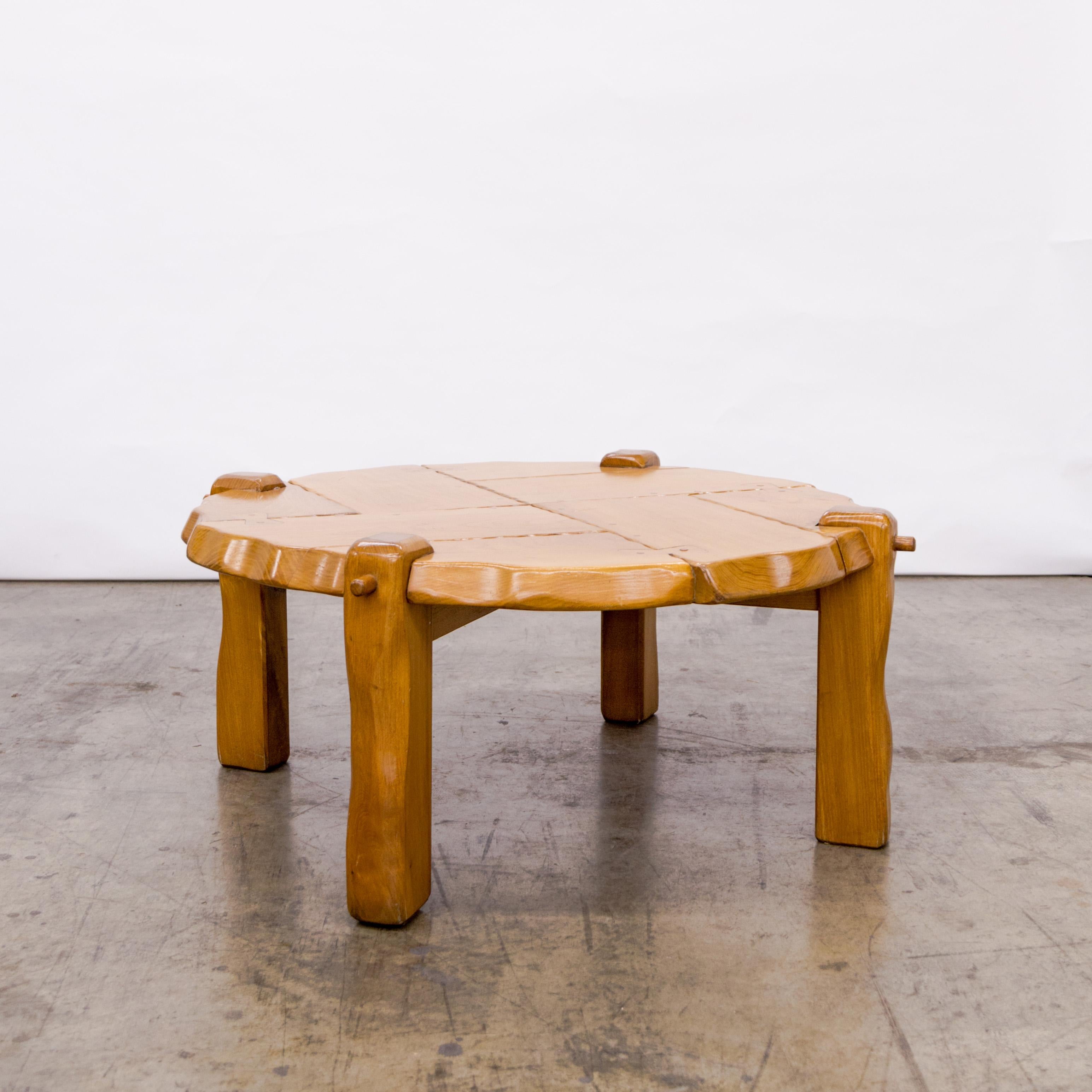 Maison Regain  Live-Edge Elm Cocktail Table In Good Condition For Sale In West Hollywood, CA