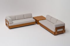 Maison Regain, Wohnzimmer-Set, Frankreich, 1970er Jahre