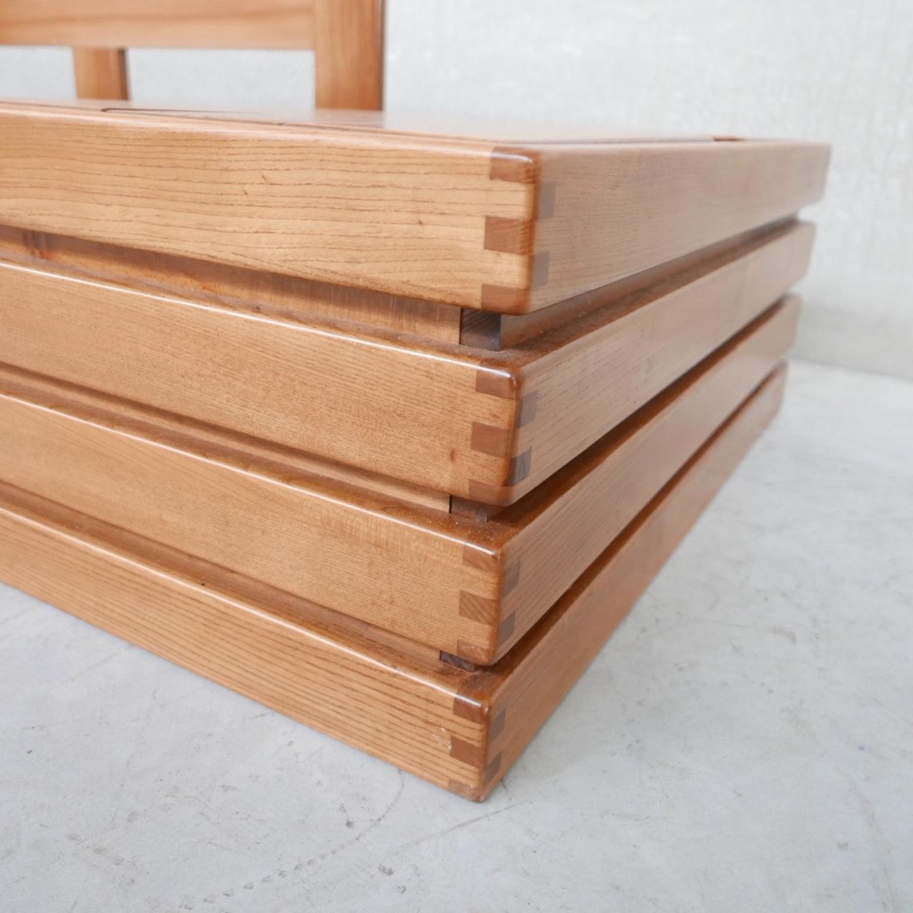 Maison Regain Mid-Century French Elm Day Bed/Sofa 5