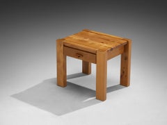 Maison Regain Stand en orme et cuir