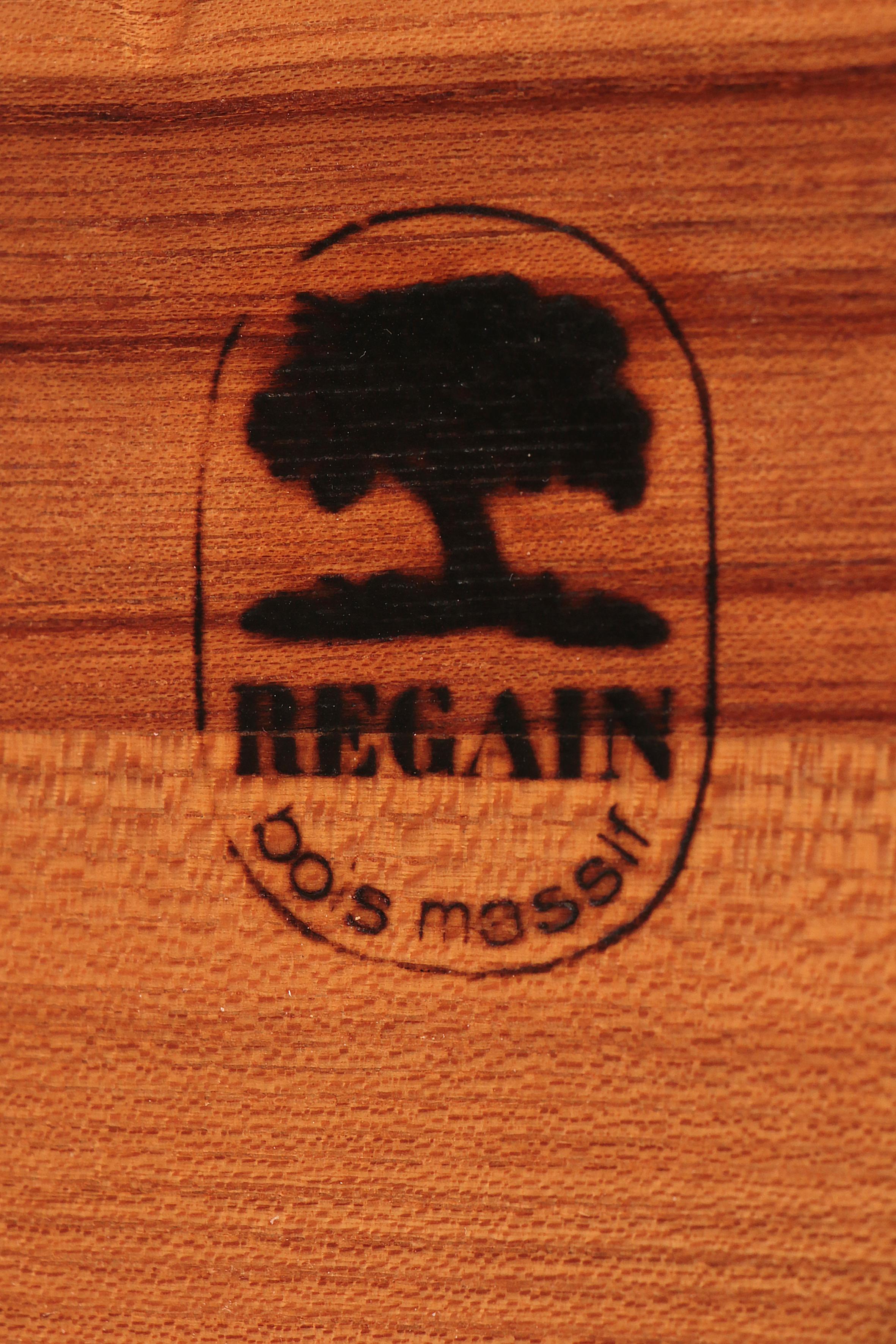 Maison Regain Set of Elm Wood Tables from the 1970s, France 7