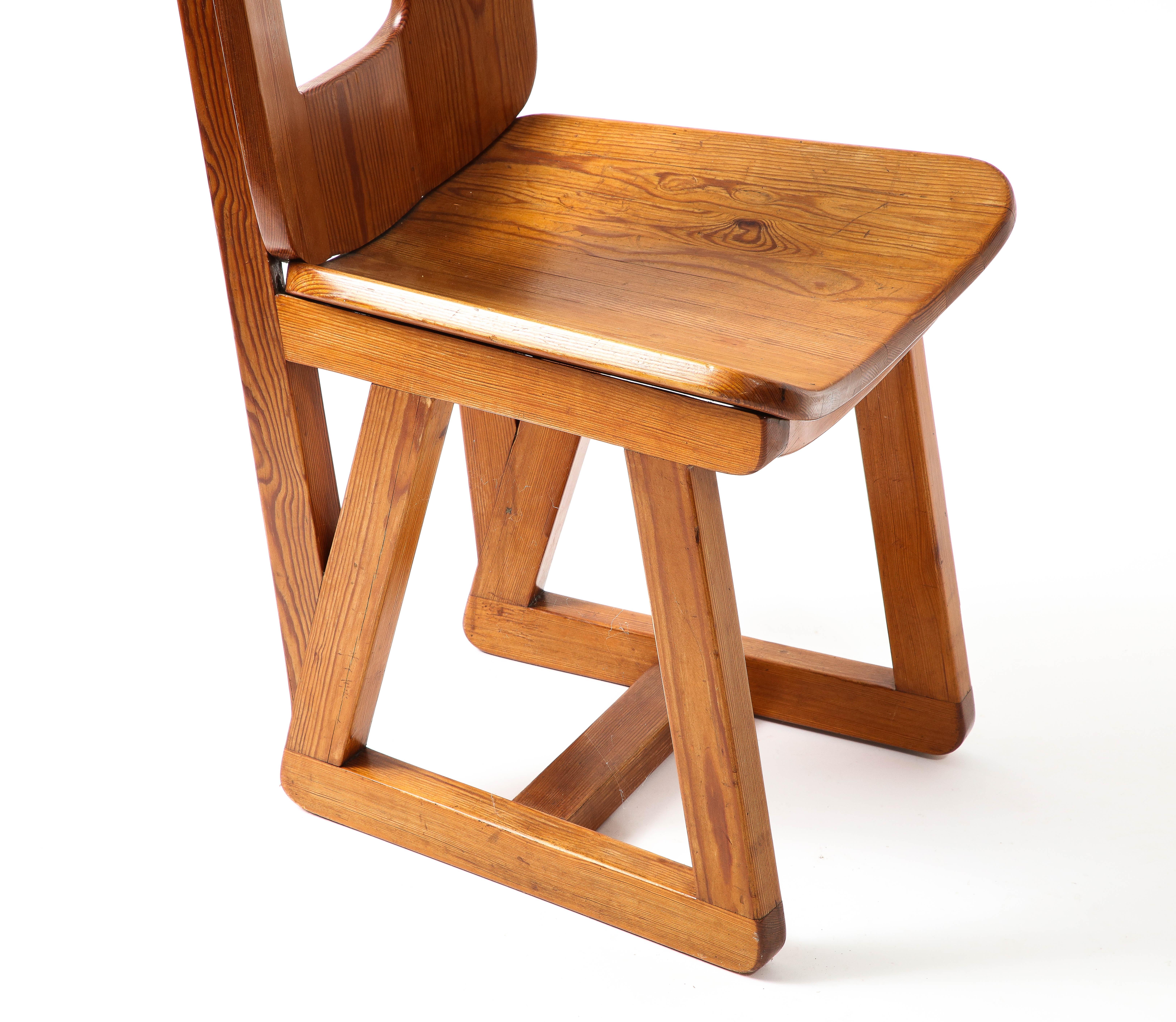 Maison Regain Side Chair, France 1960s For Sale 3