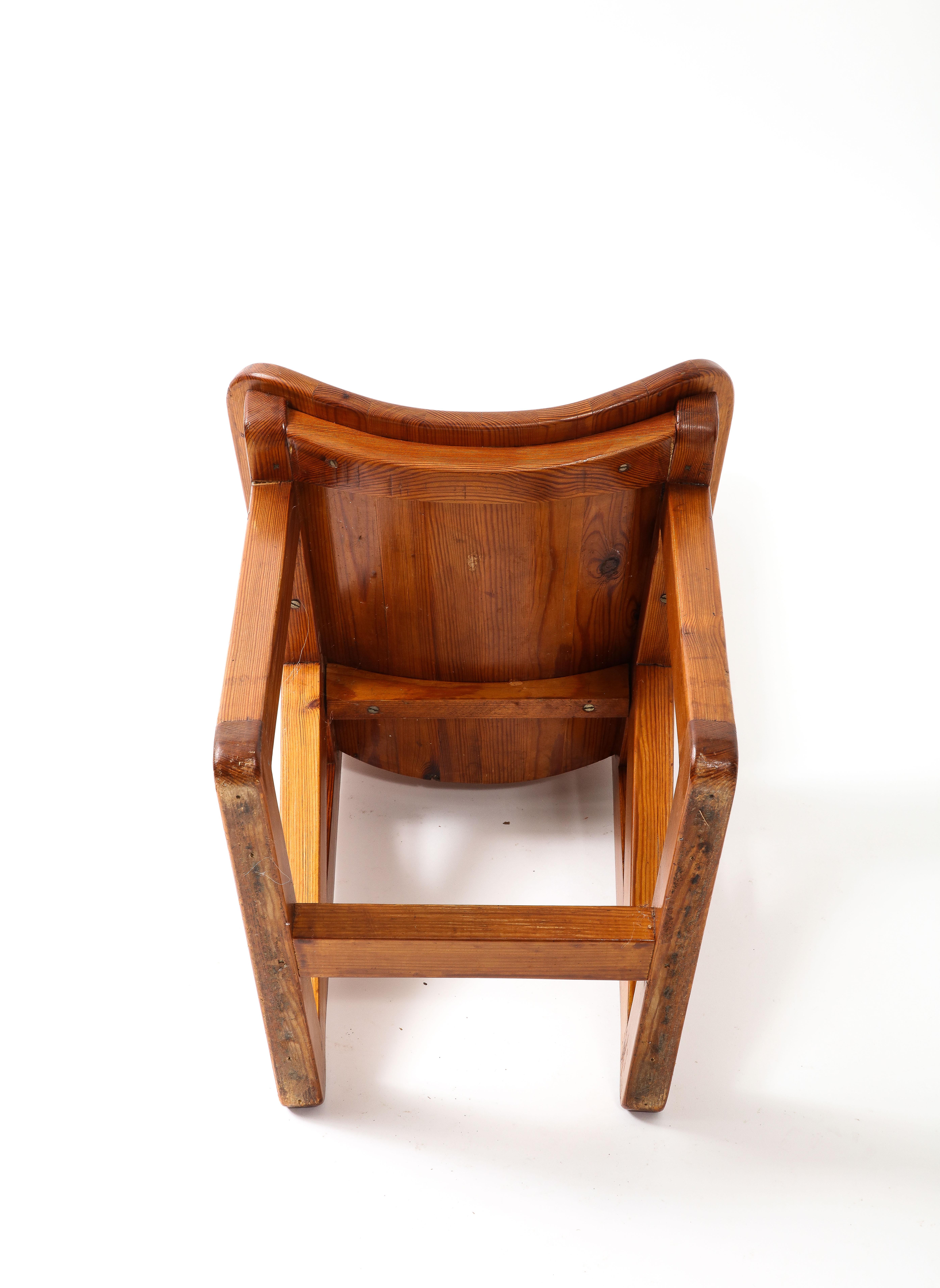 Maison Regain Side Chair, France 1960s For Sale 7