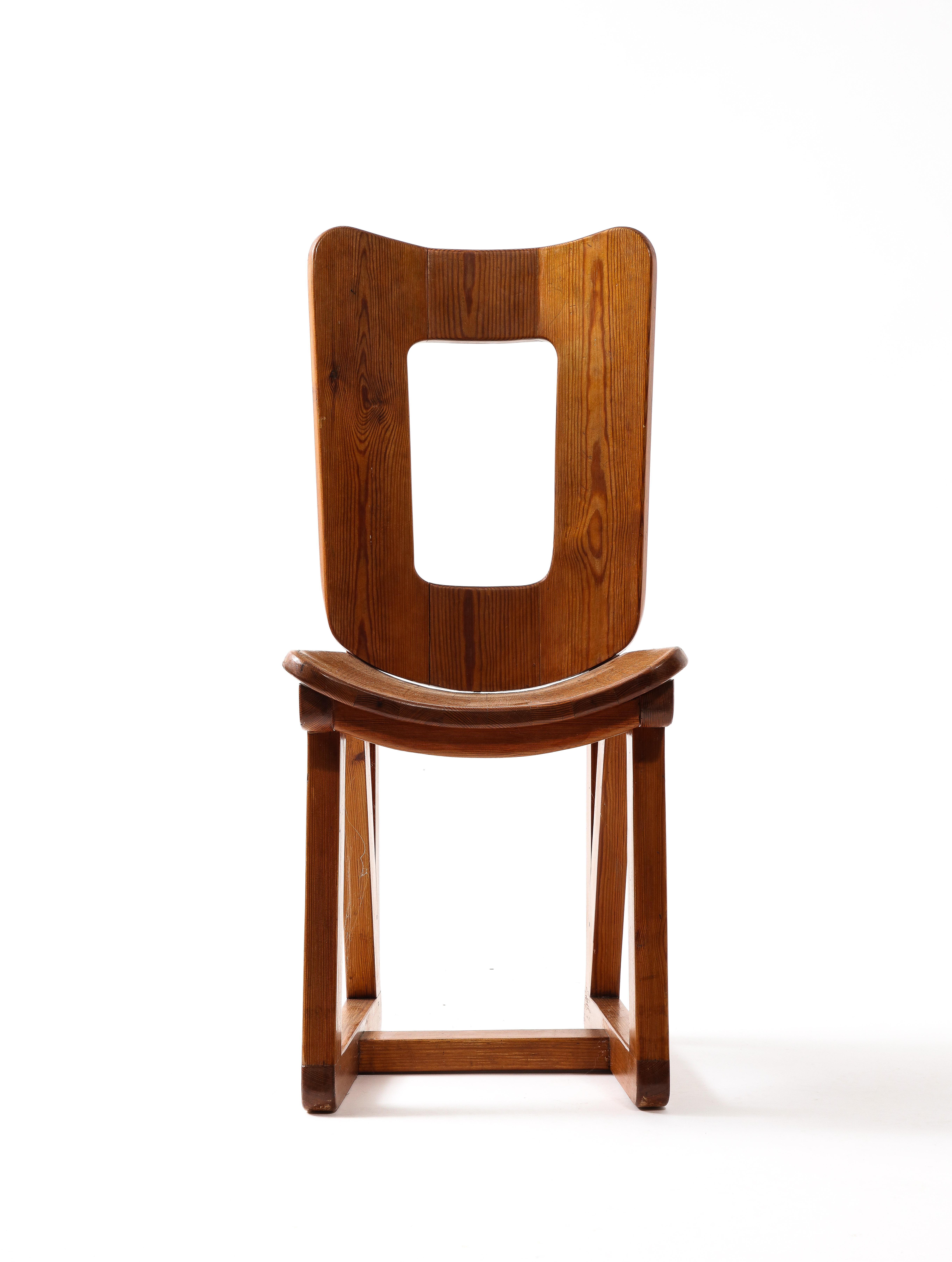 Maison Regain Side Chair, France 1960s For Sale 8