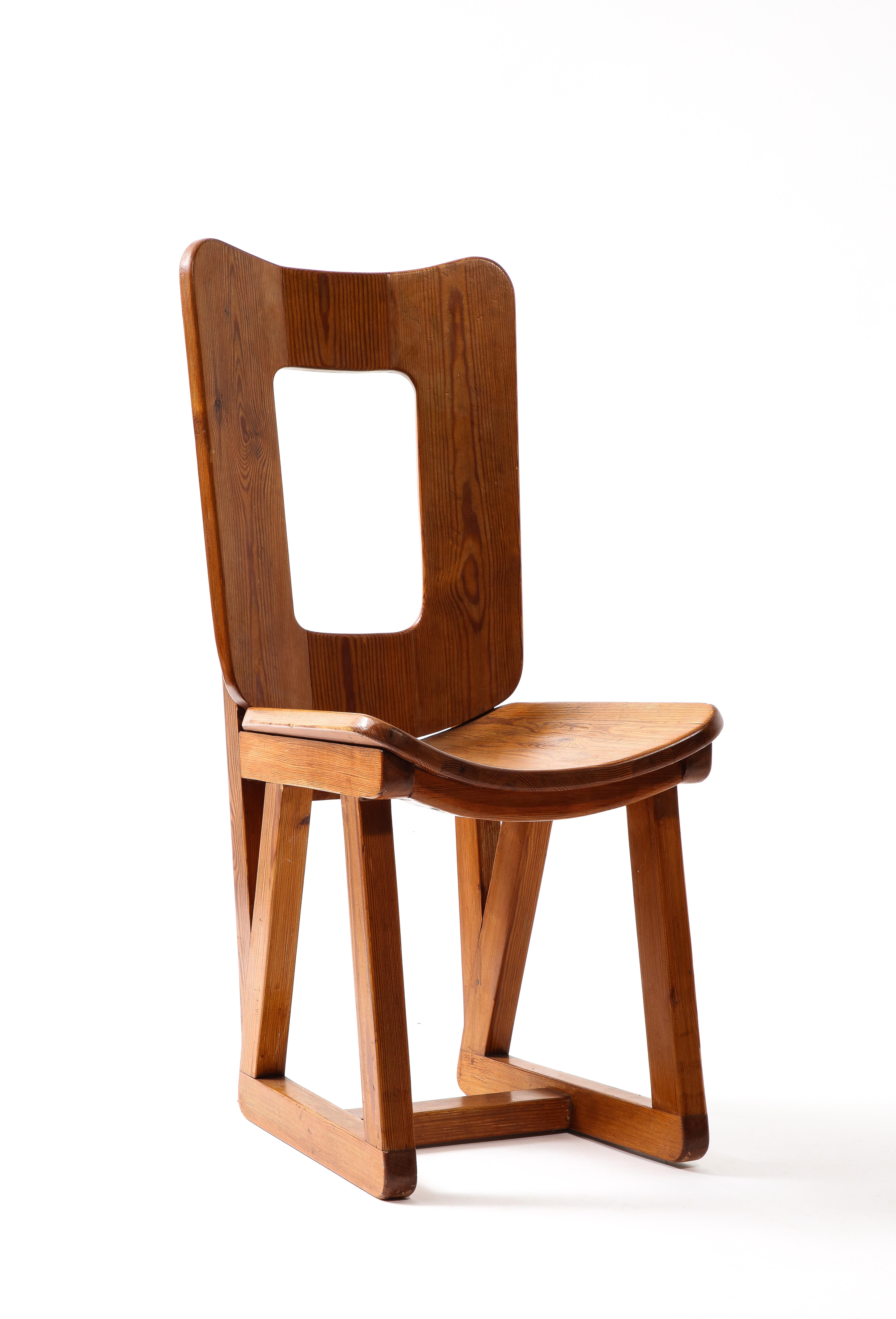 Maison Regain Side Chair, France 1960s For Sale 9