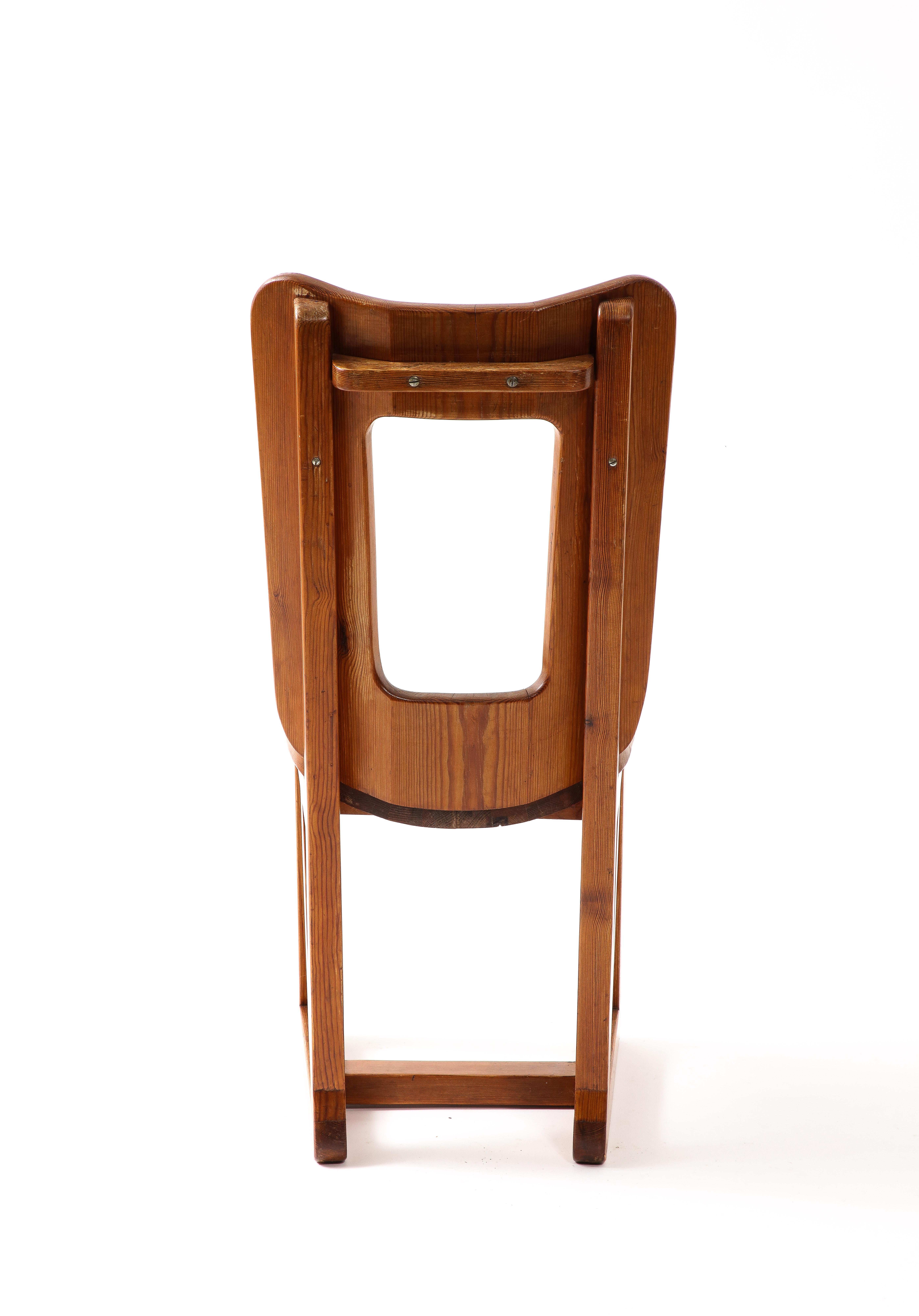 20th Century Maison Regain Side Chair, France 1960s For Sale
