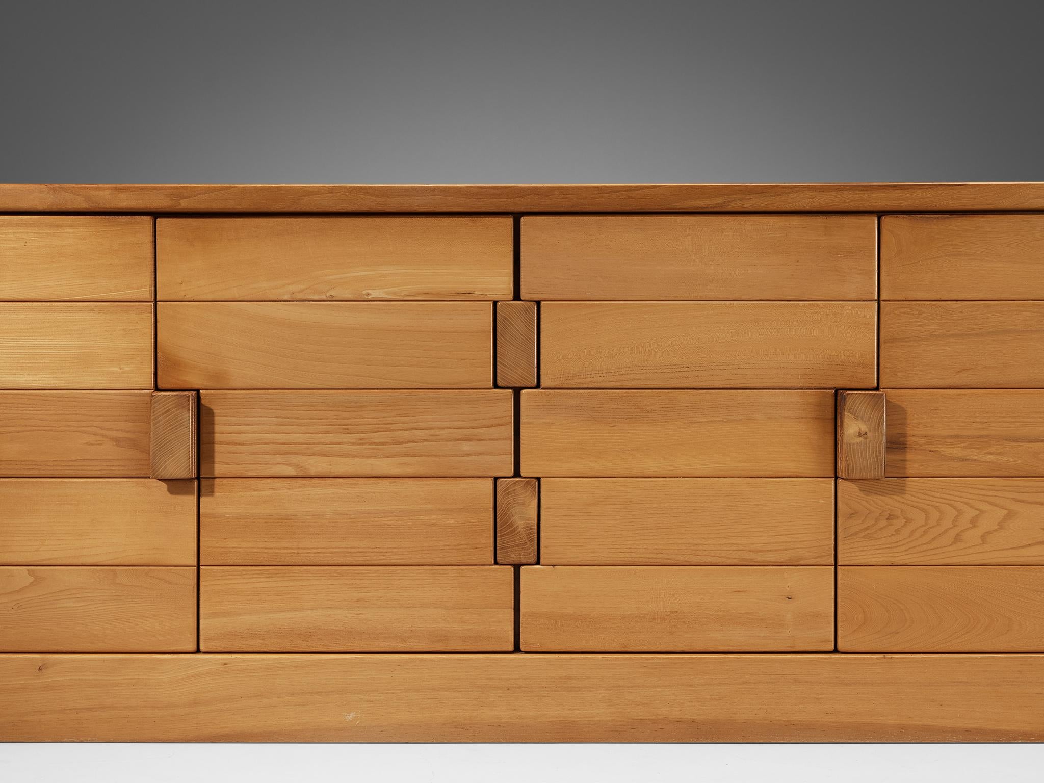 Mid-Century Modern Maison Regain Sideboard in Solid Elm